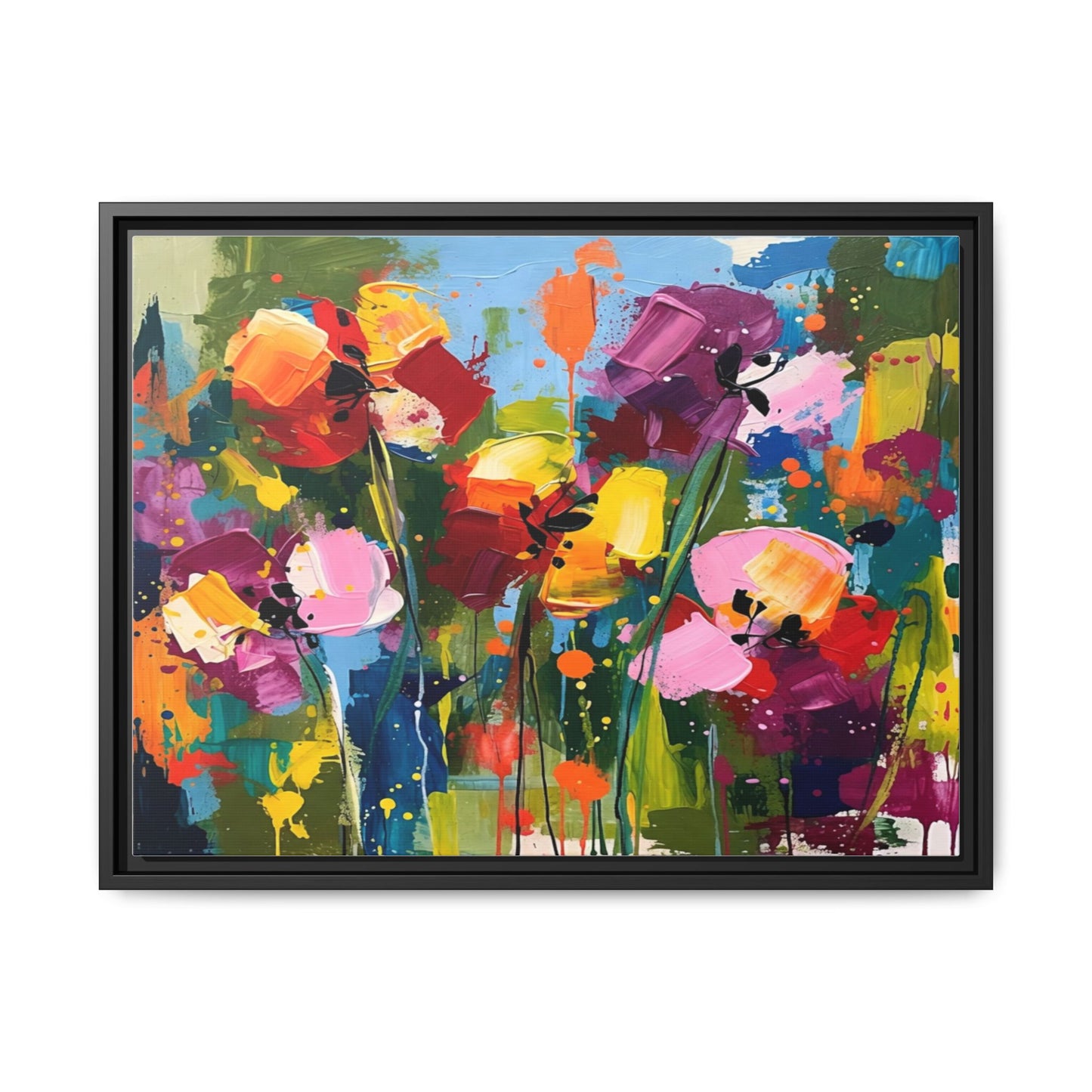 Matte Canvas, Framed (Multi-color)