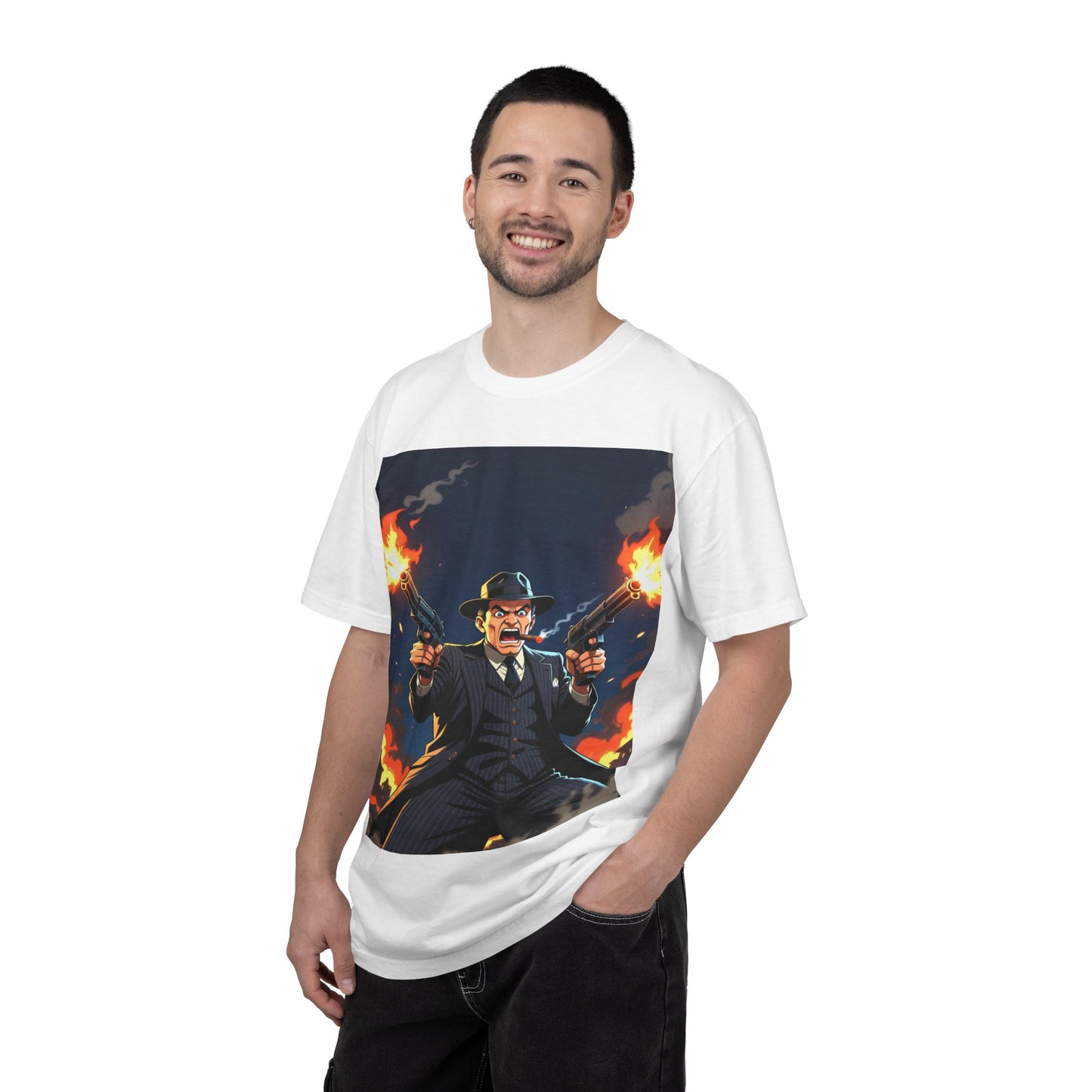 Gangster T‑Shirt — Vintage Outlaw Graphic Tee
