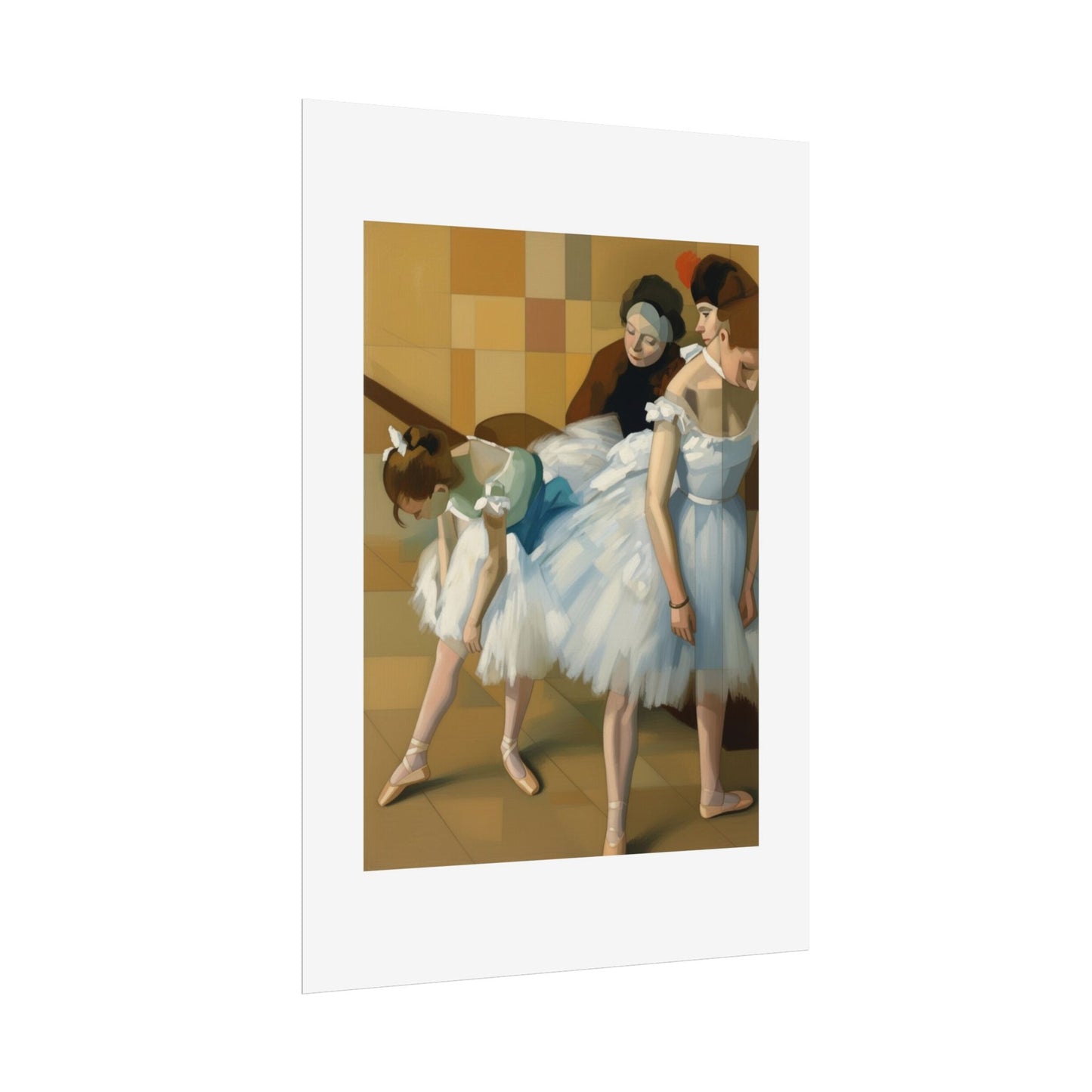 Ballet Dancers Rolled Poster — Classic Impressionist Ballerina Wall Art