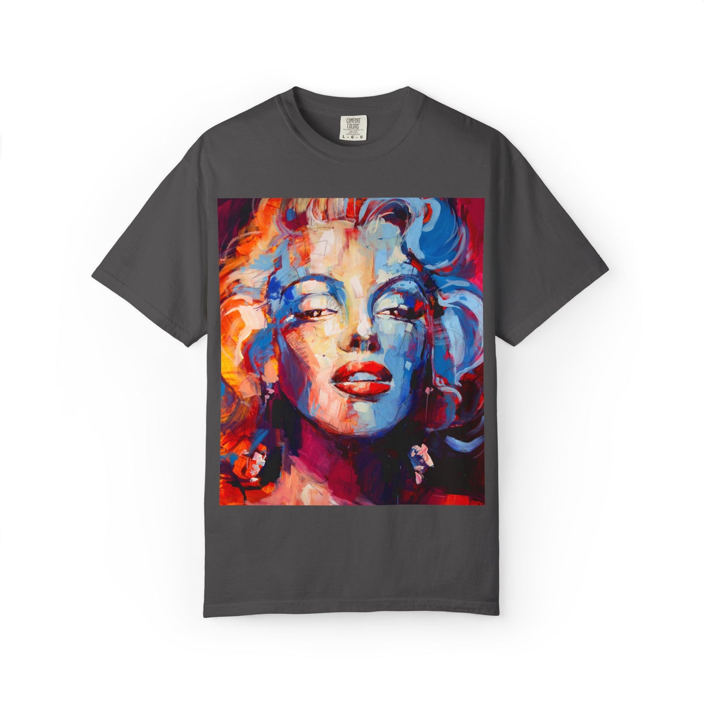 Artistic Pop Portrait T-Shirt — Colorful Marilyn-Inspired Graphic Tee