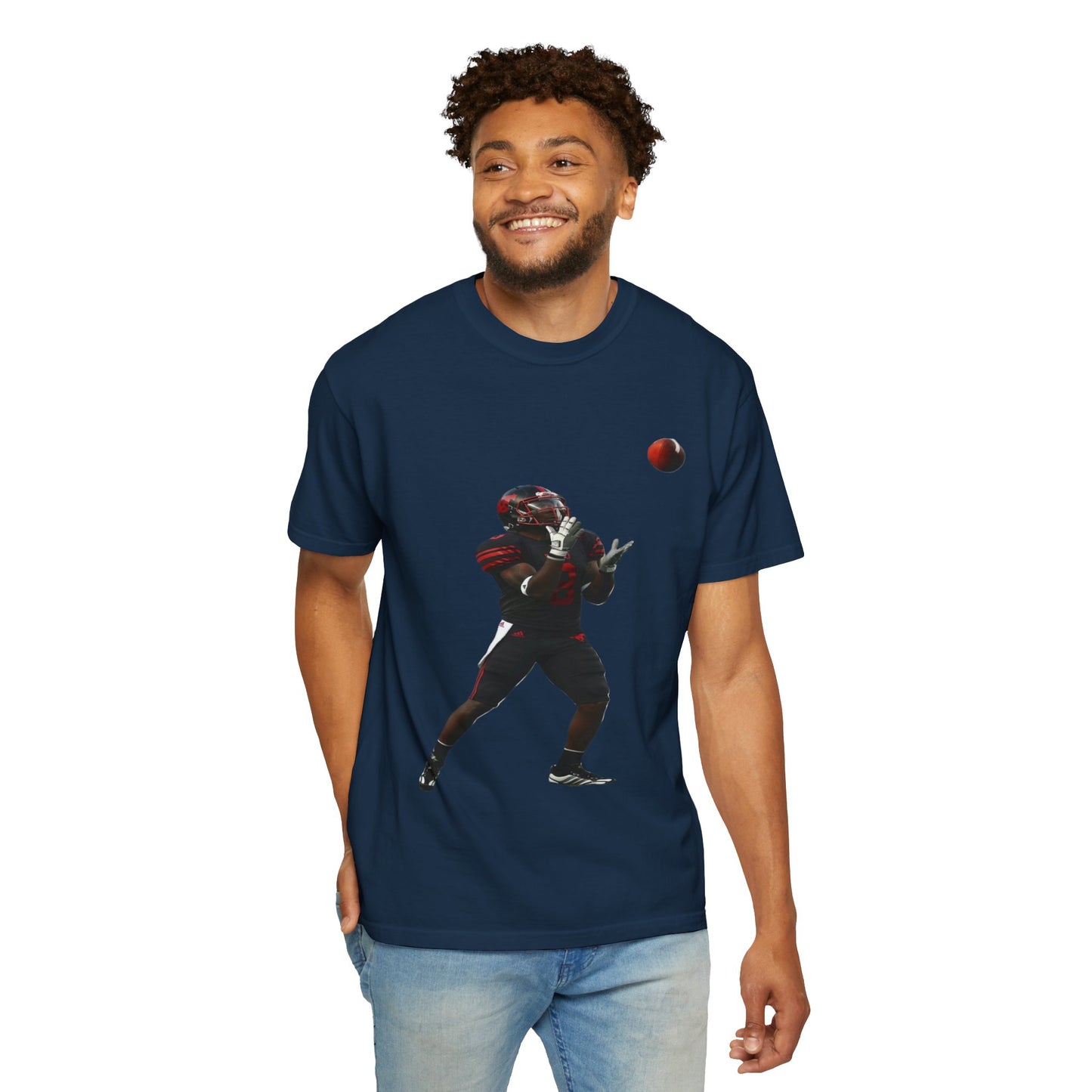 Football Player Catch T-Shirt