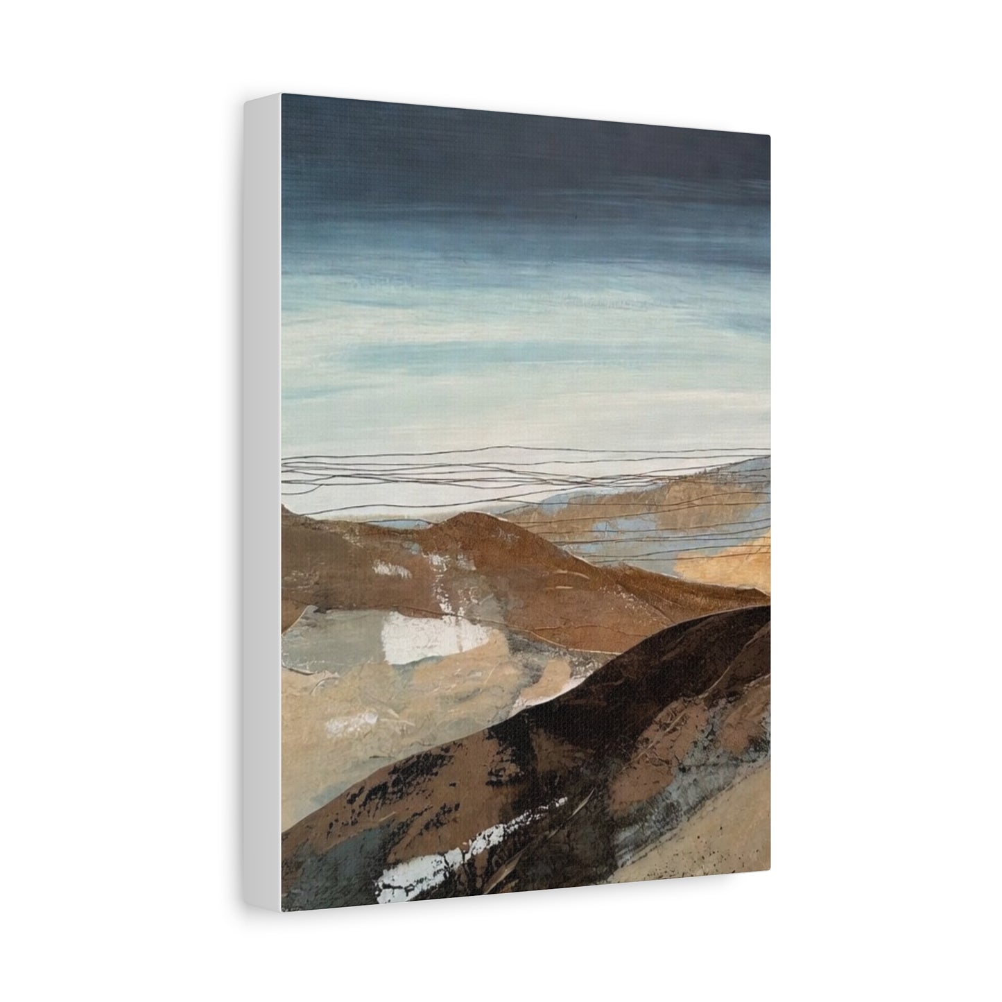 Abstract Landscape Matte Canvas Wall Art — Stretched 1.25"