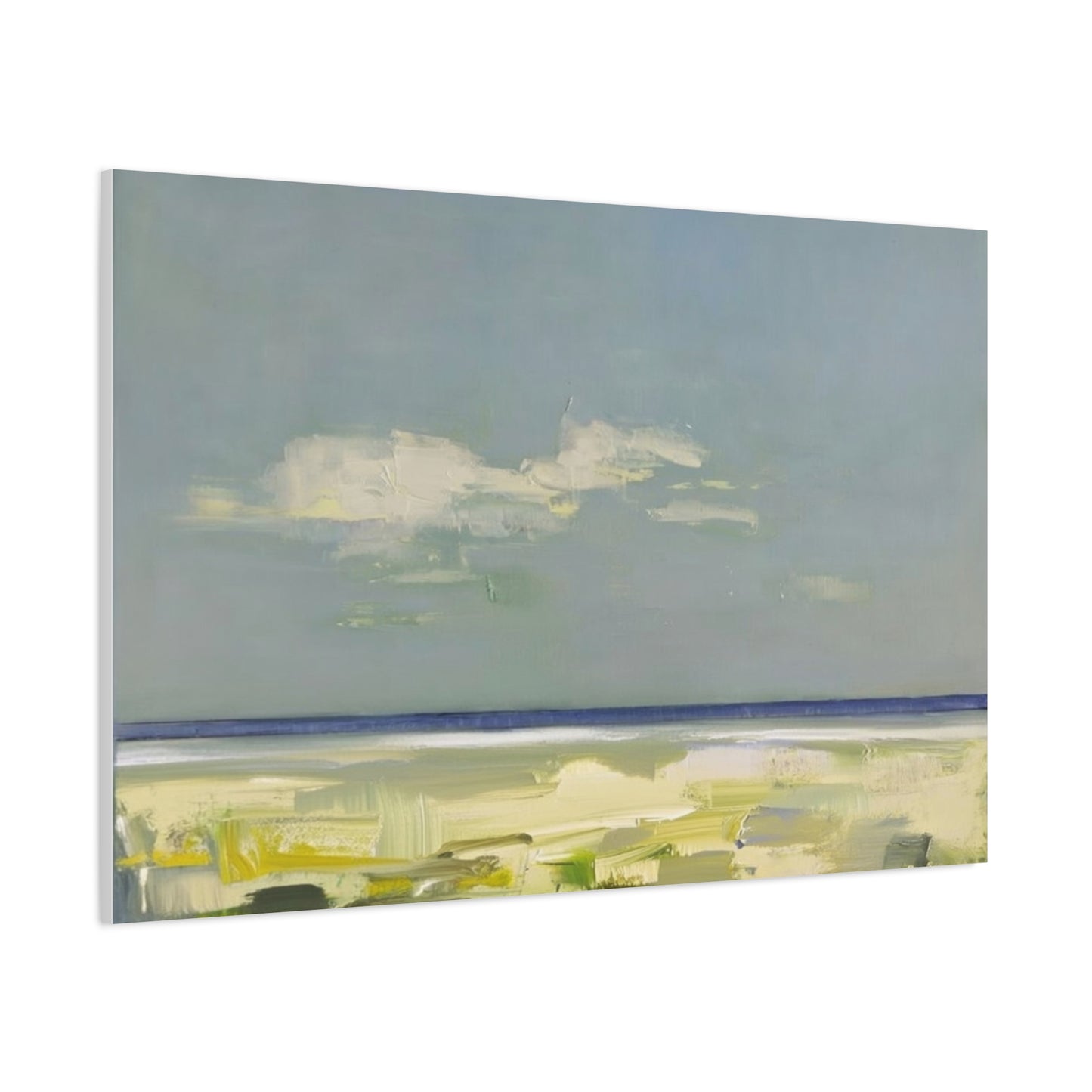 Coastal Breeze Abstract Canvas - Matte Stretched Wall Art