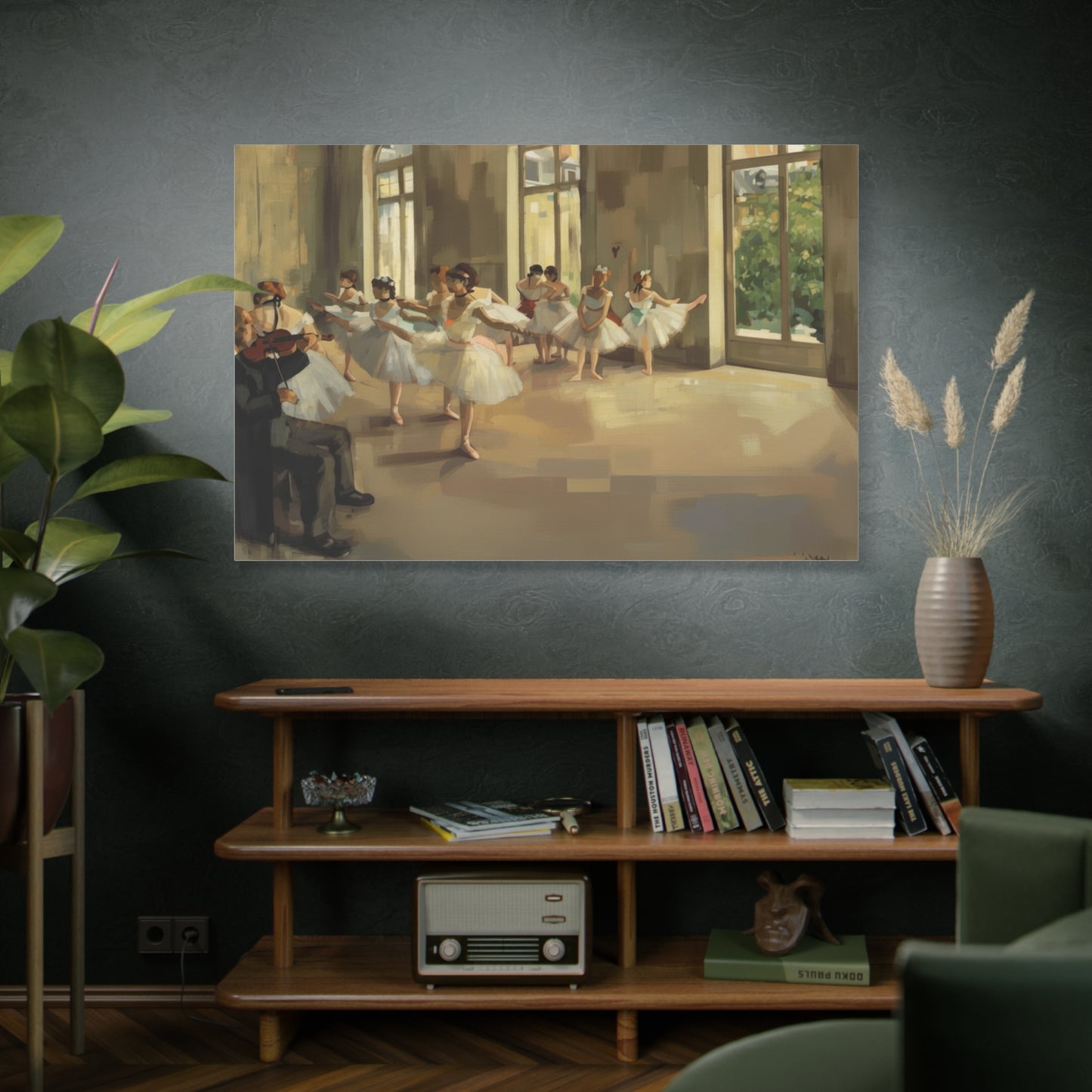 Ballet Rehearsal Matte Canvas