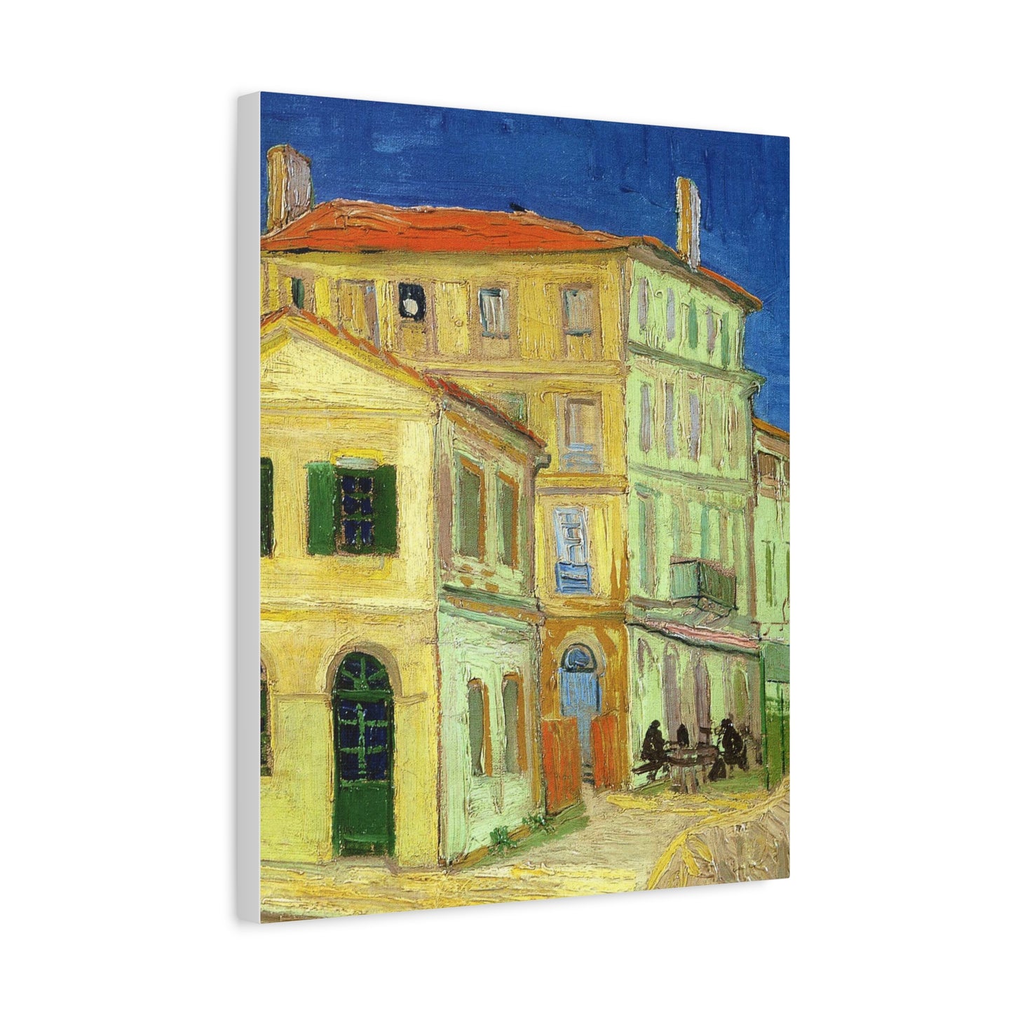 The Yellow House by Vincent van Gogh Matte Canvas Art – Stretched 1.25"