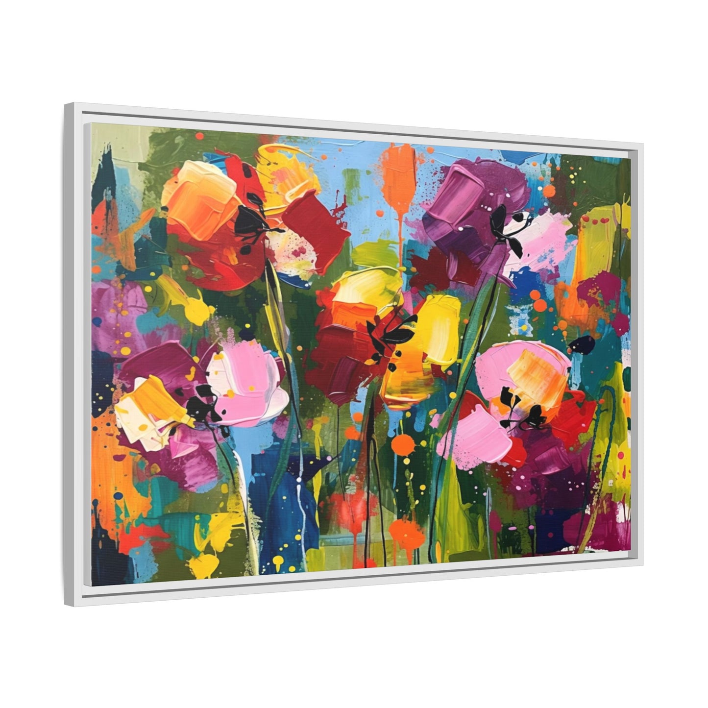 Matte Canvas, Framed (Multi-color)