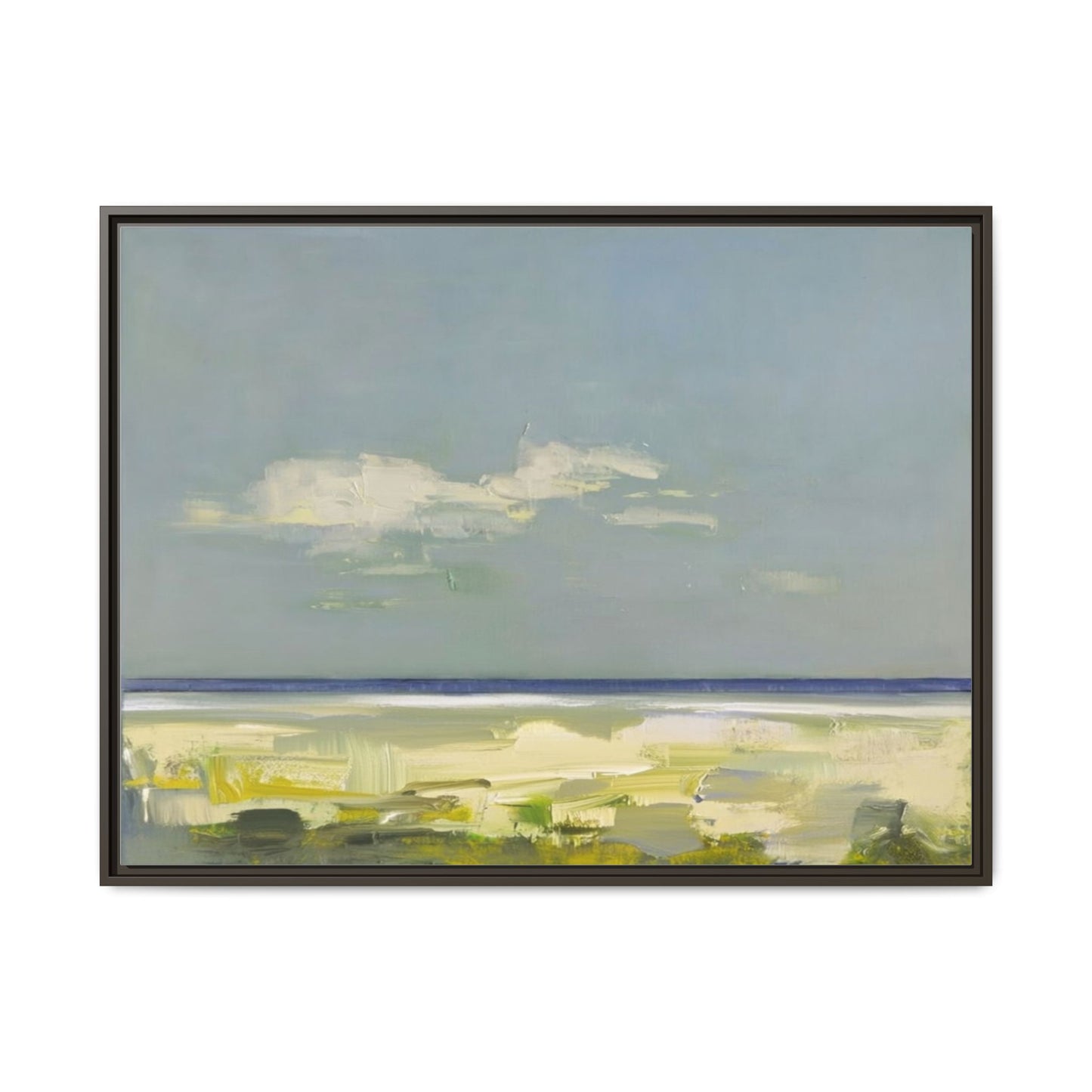 Coastal Calm Matte Canvas Framed Wall Art