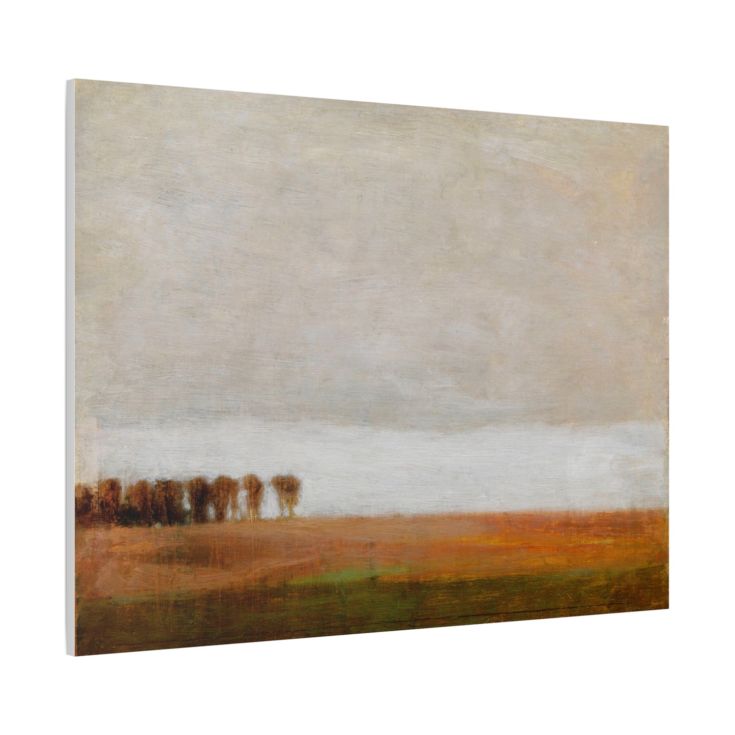 View of Jaegersborg Allé, North of Copenhagen by Vilhelm Hammershøi Canvas Wall Art Print