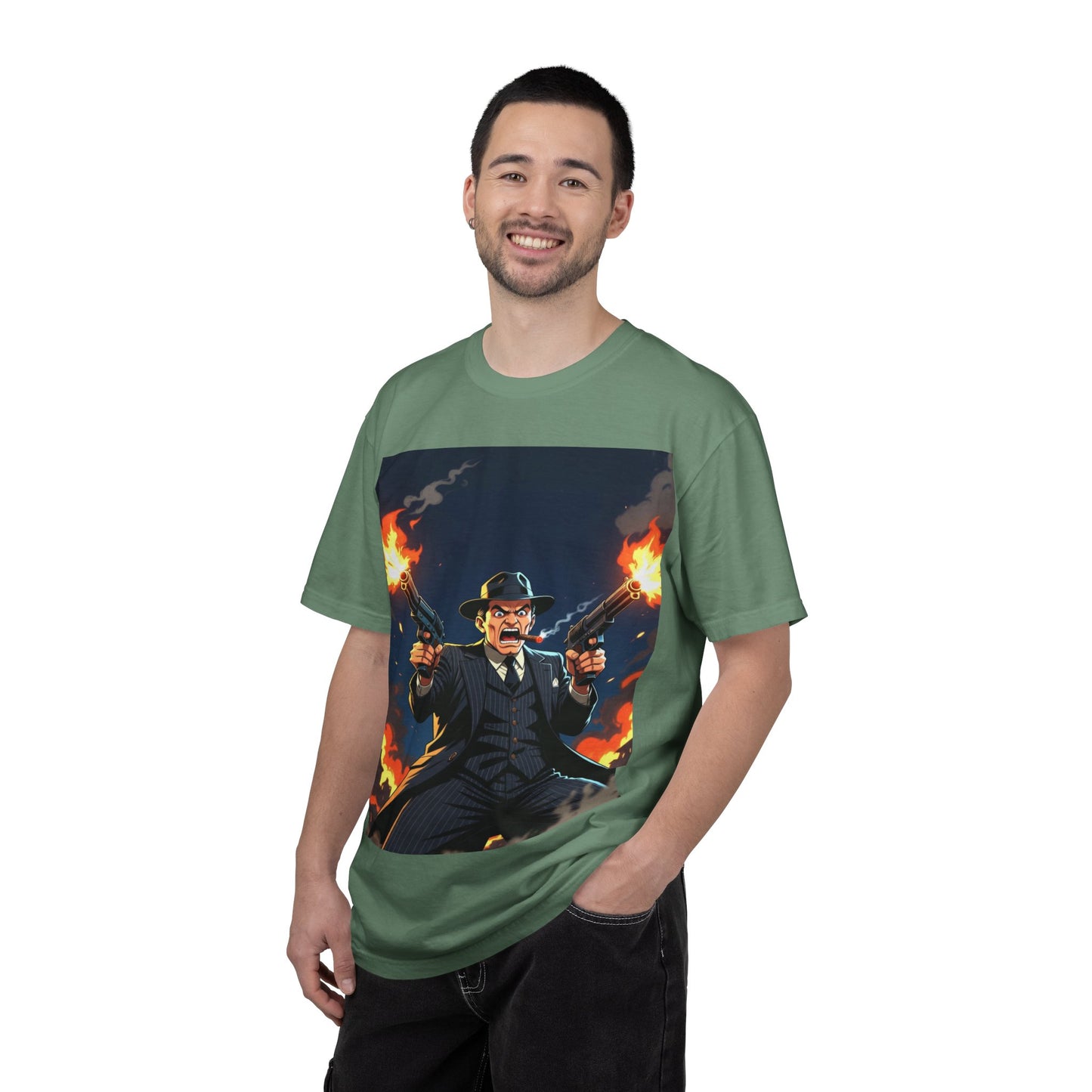 Gangster T‑Shirt — Vintage Outlaw Graphic Tee