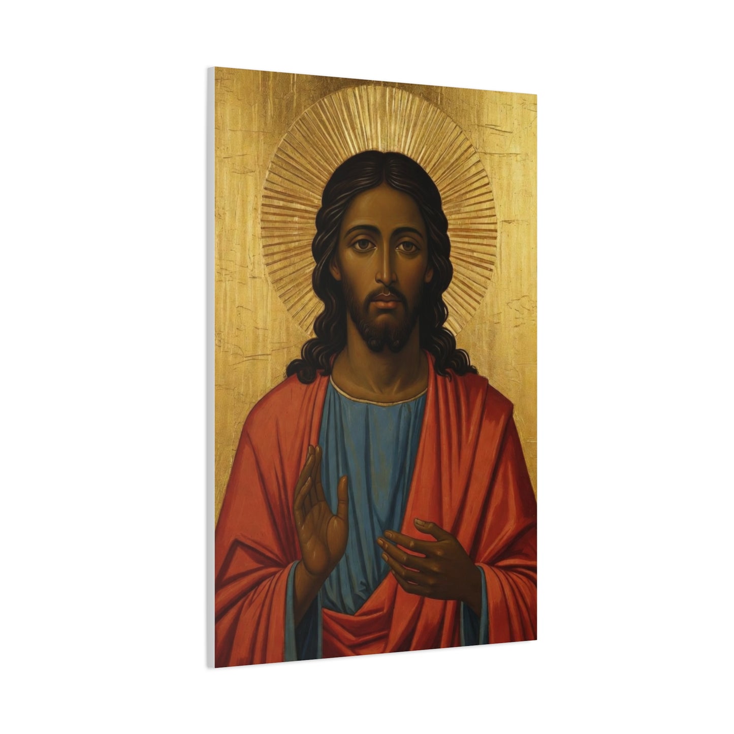 Christ Pantocrator Matte Canvas Wall Art — Stretched Religious Icon