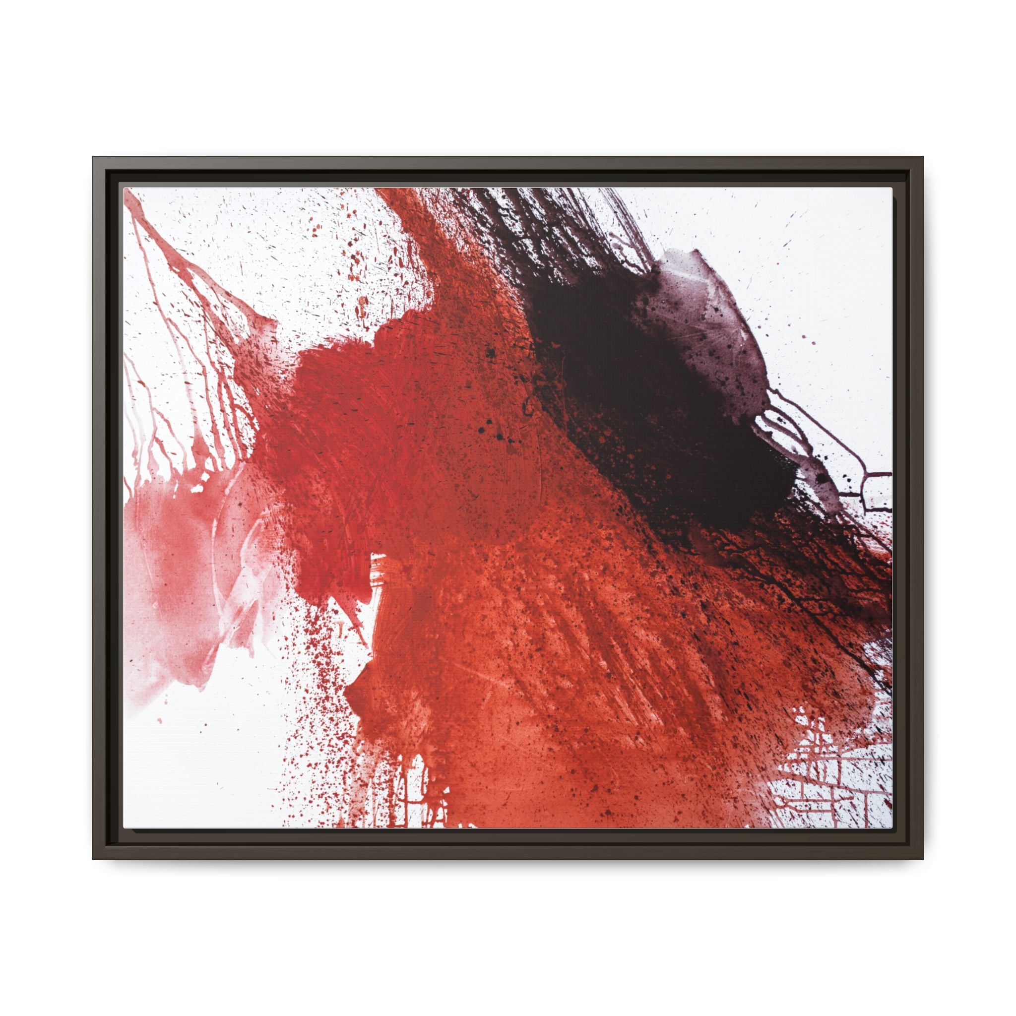 Flame by Natalija Miladinovic Matte Canvas Framed Wall Art