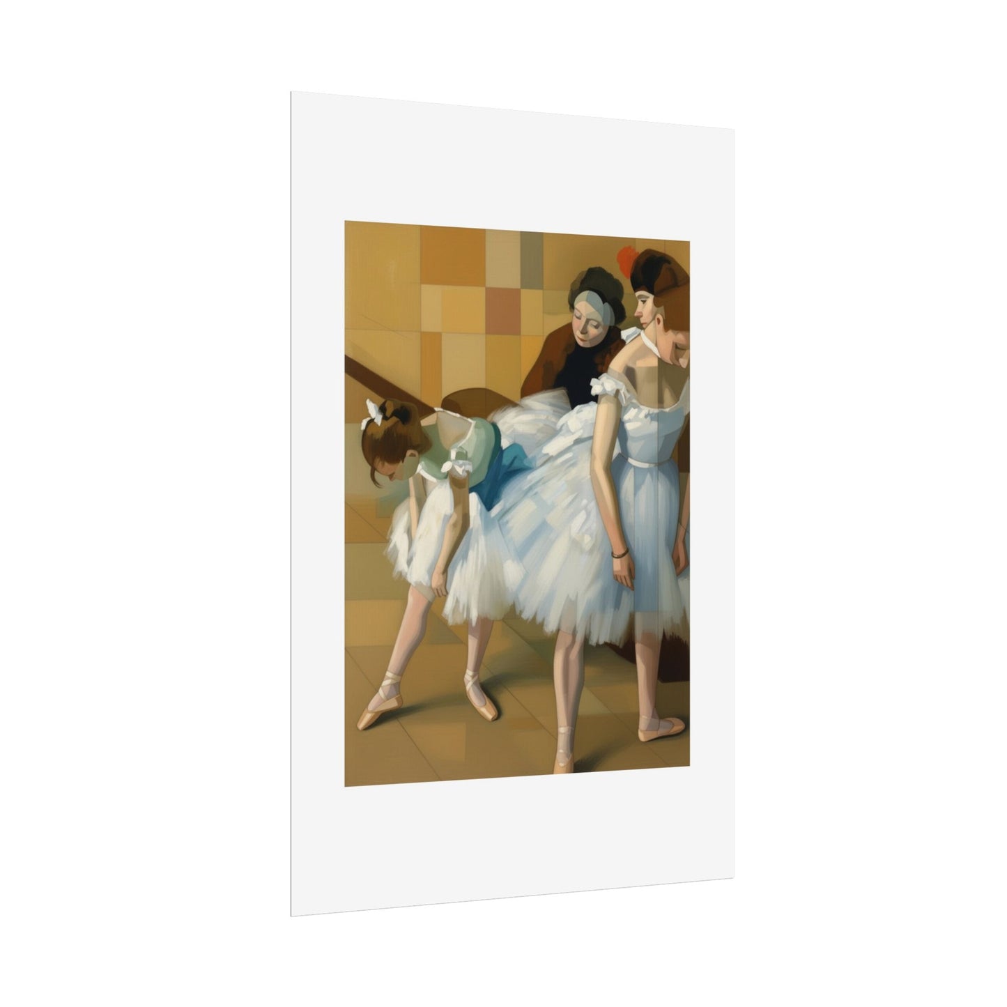 Ballet Dancers Rolled Poster — Classic Impressionist Ballerina Wall Art