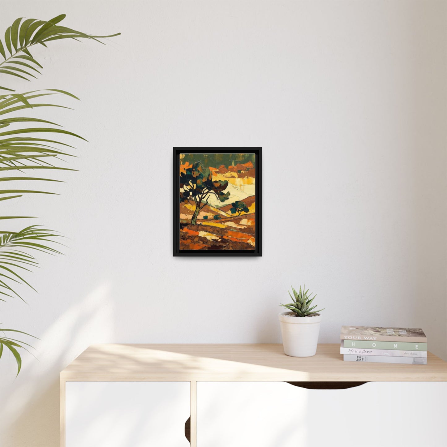 Framed Matte Canvas Landscape Art Print