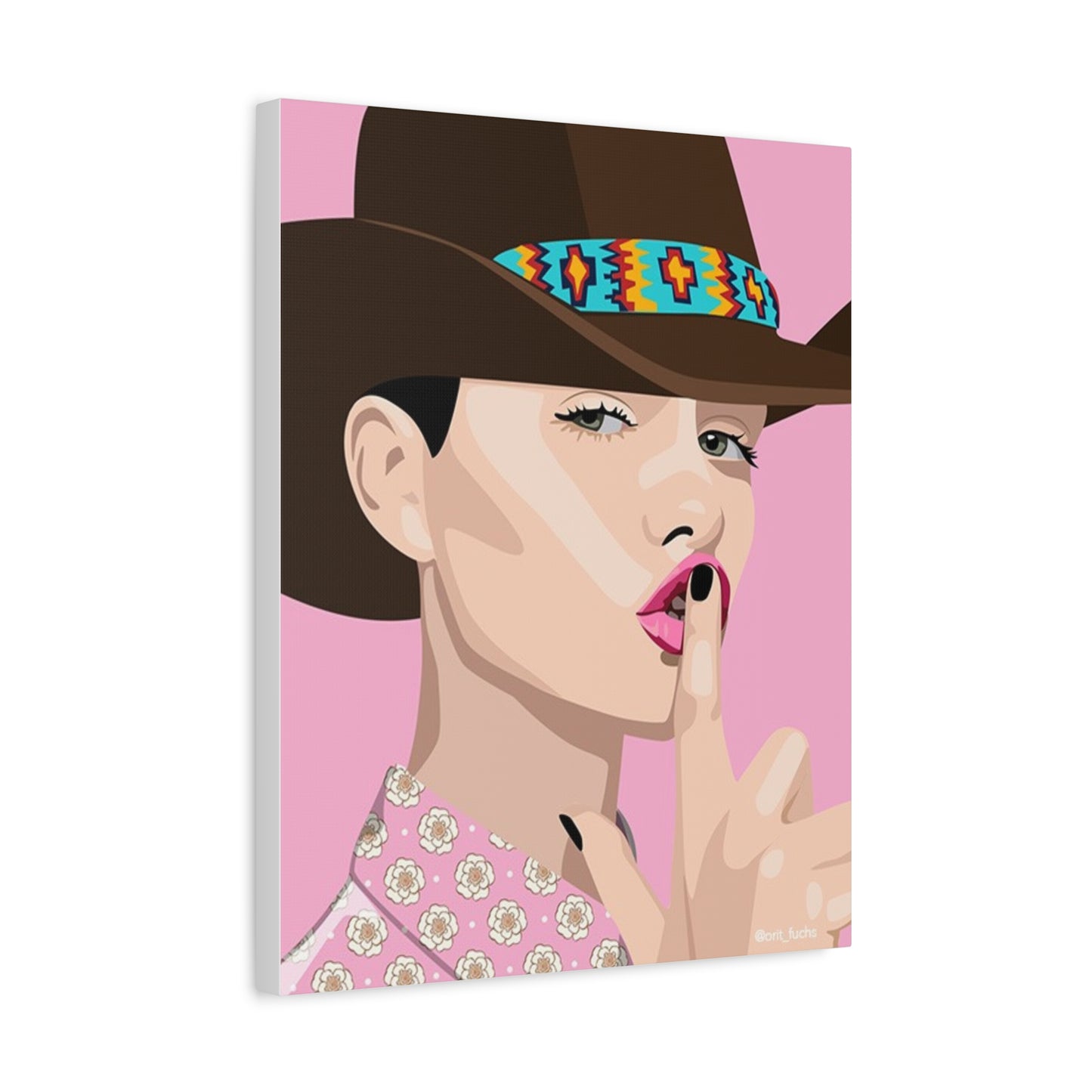 Vivid 63 by Orit Fuchs Canvas Wall Art Matte Stretched