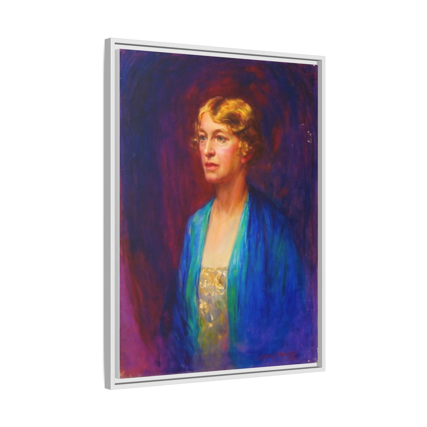 Matte Canvas Portrait , Framed (Multi-color)