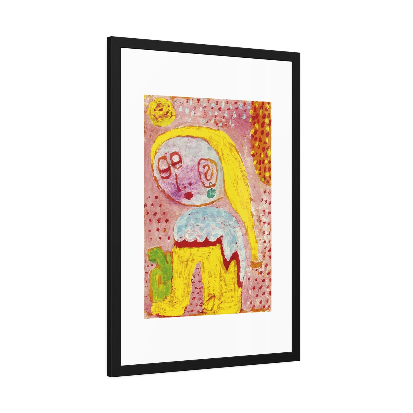 Magdalena vor der Bekehrung by Paul Klee Framed Abstract Wall Art Print