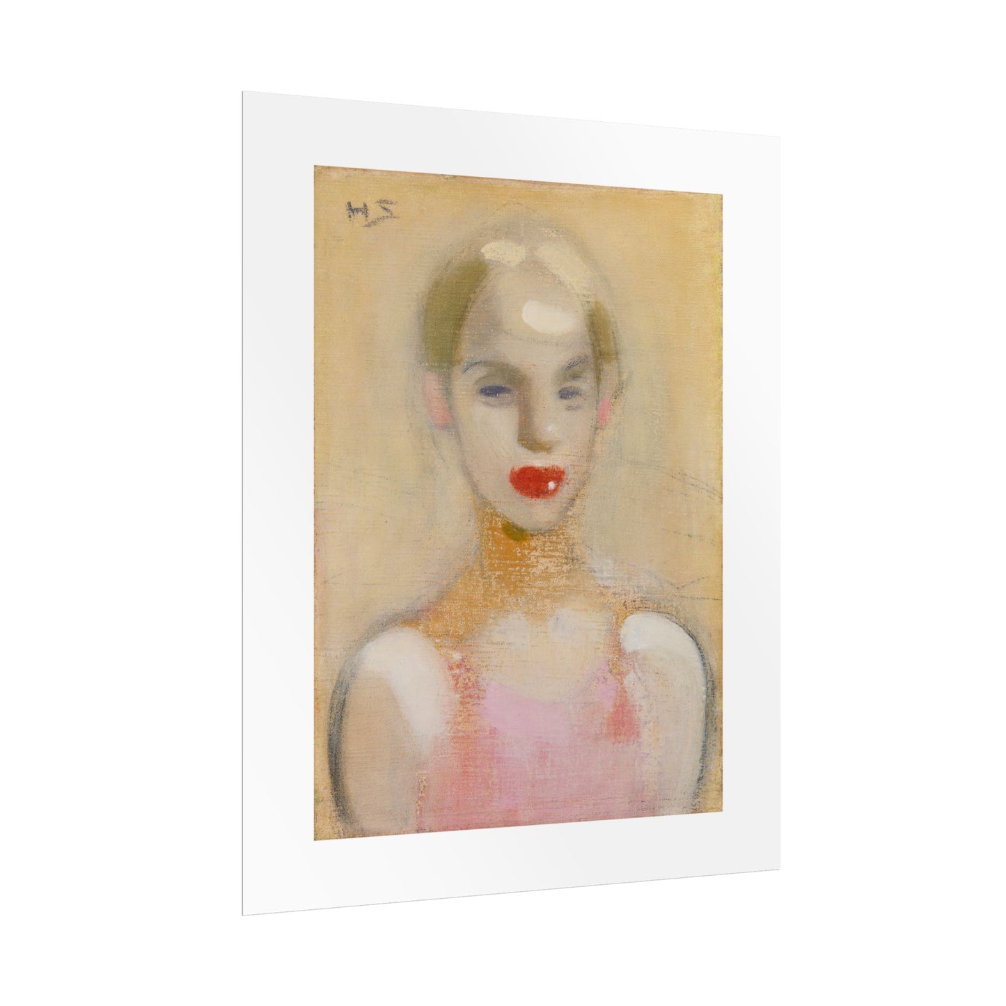 Circus Girl by Helene Schjerfbeck Wall Art Print