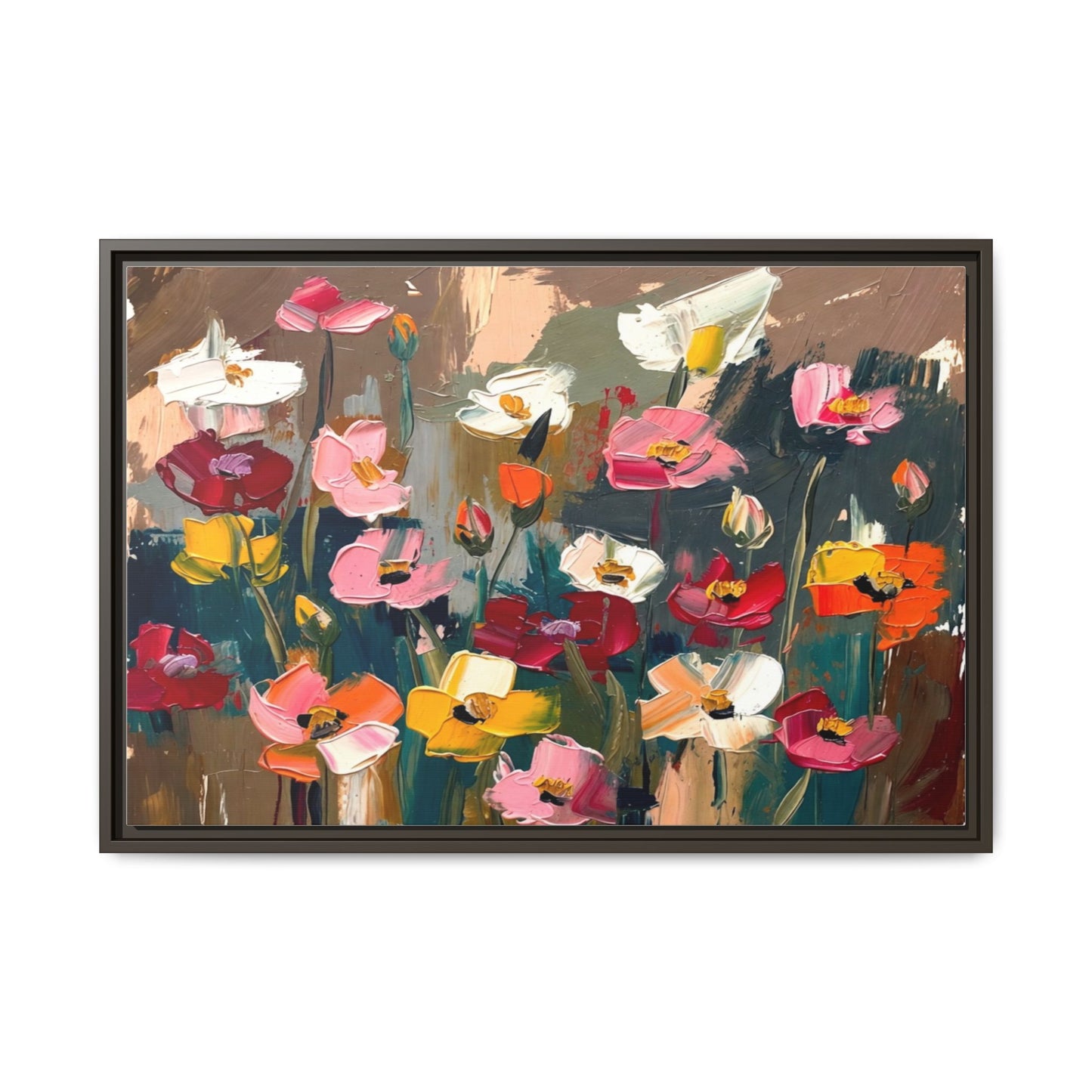 Matte Canvas, Framed (Multi-color)