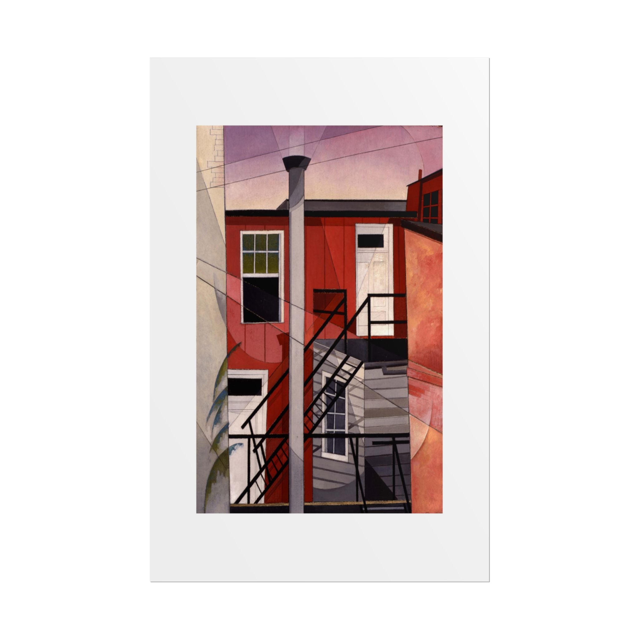 Modern Conveniences by Charles Demuth Wall Art Print