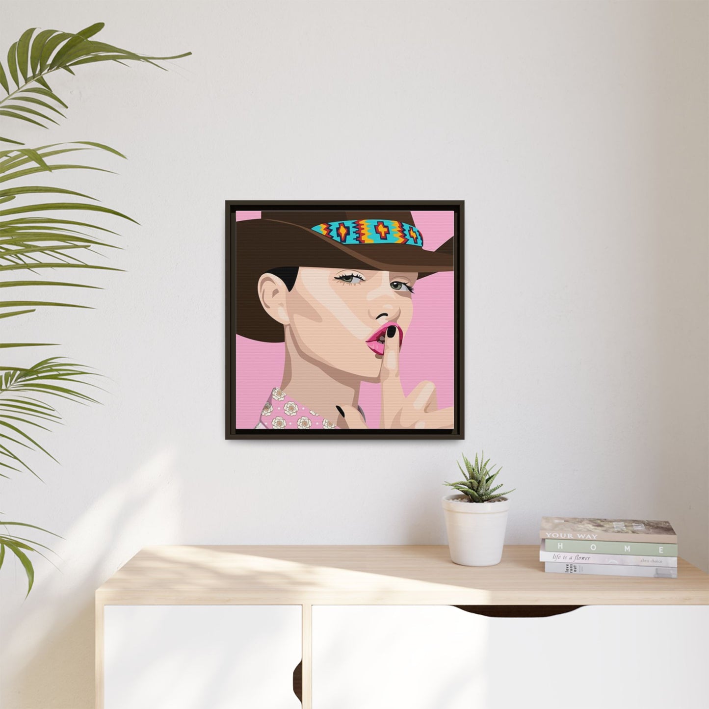 Vivid 63 by Orit Fuchs Matte Framed Canvas Wall Art