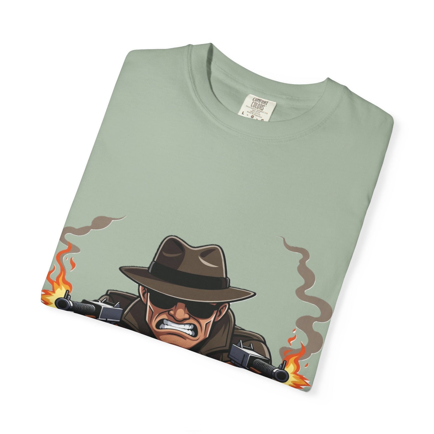 Vintage Gangster Shooter T-Shirt – Retro Mobster Graphic Tee