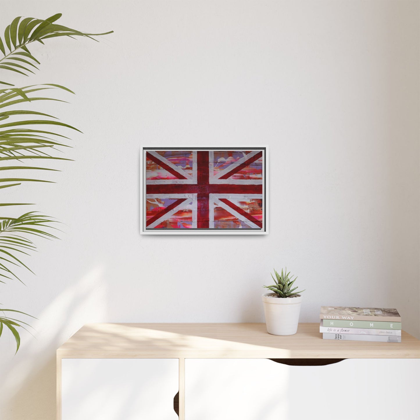 Union Jack is back! by Norman Barrett Framed Matte Canvas Print Wall Art
