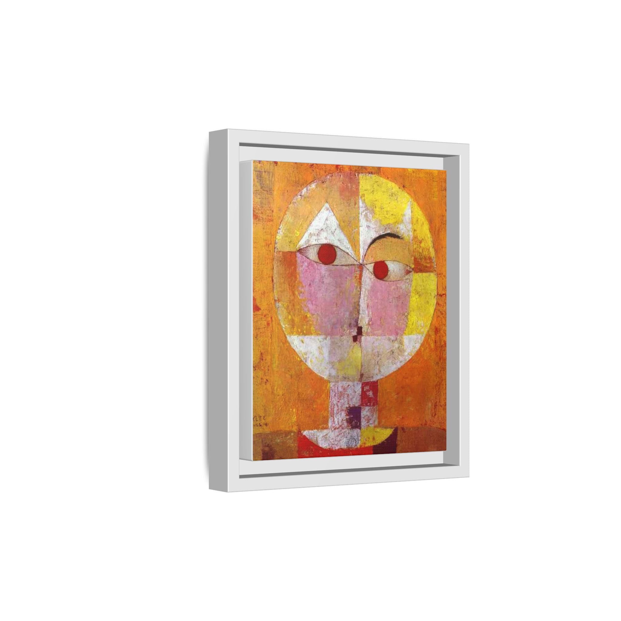 Senecio II by Paul Klee Canvas Framed Wall Art Print