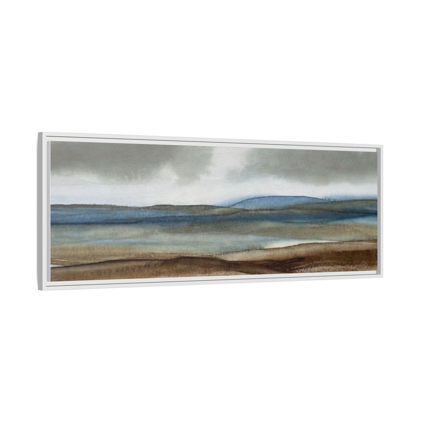 Matte Canvas Landscape, Framed (Multi-color)