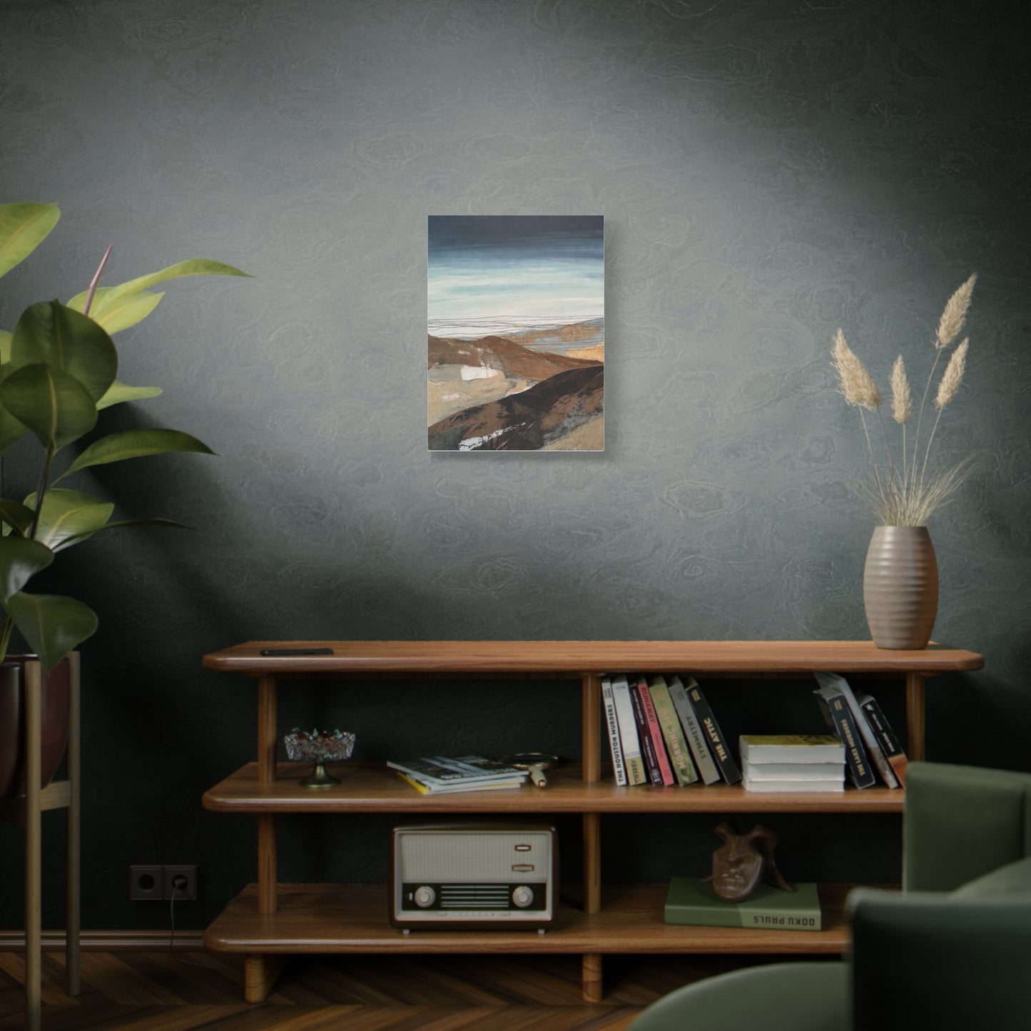 Abstract Landscape Matte Canvas Wall Art — Stretched 1.25"