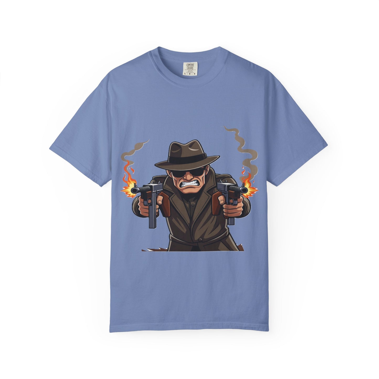 Vintage Gangster Shooter T-Shirt – Retro Mobster Graphic Tee