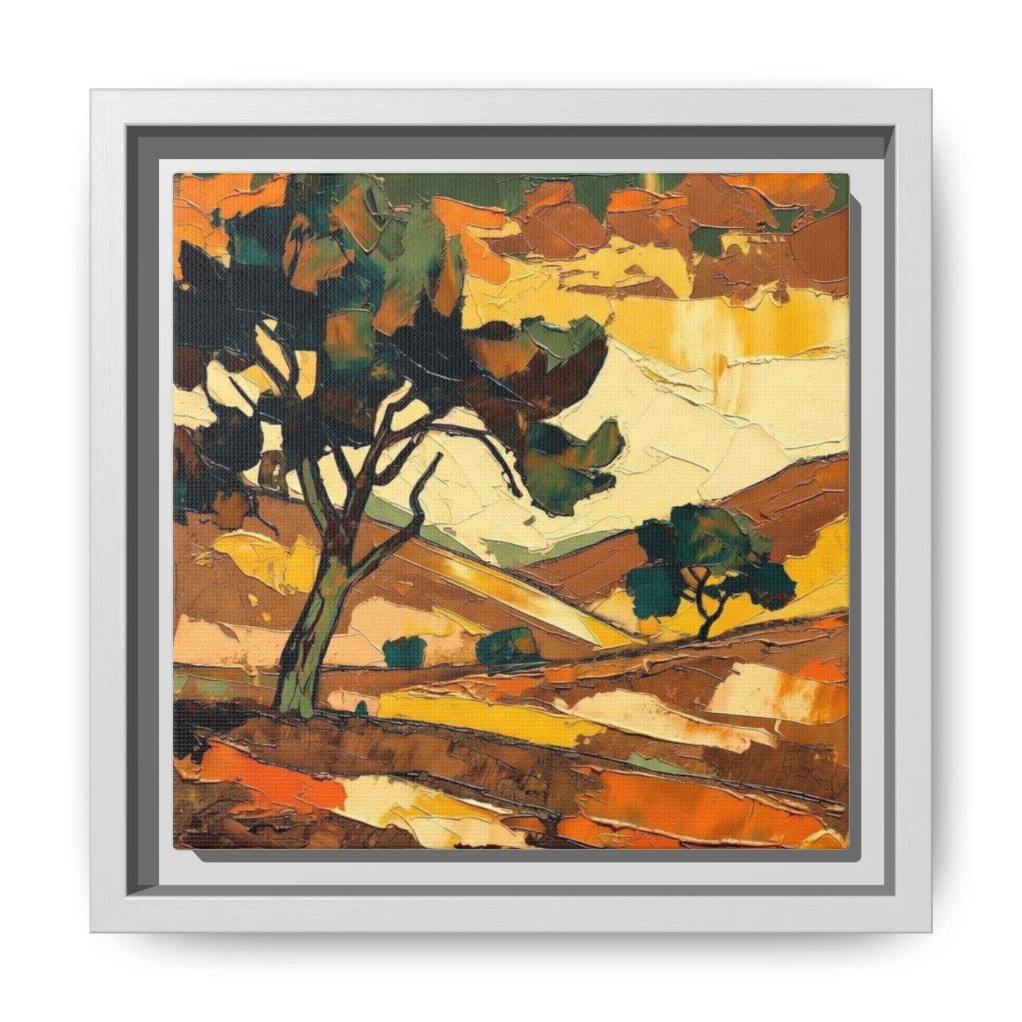 Framed Matte Canvas Landscape Art Print