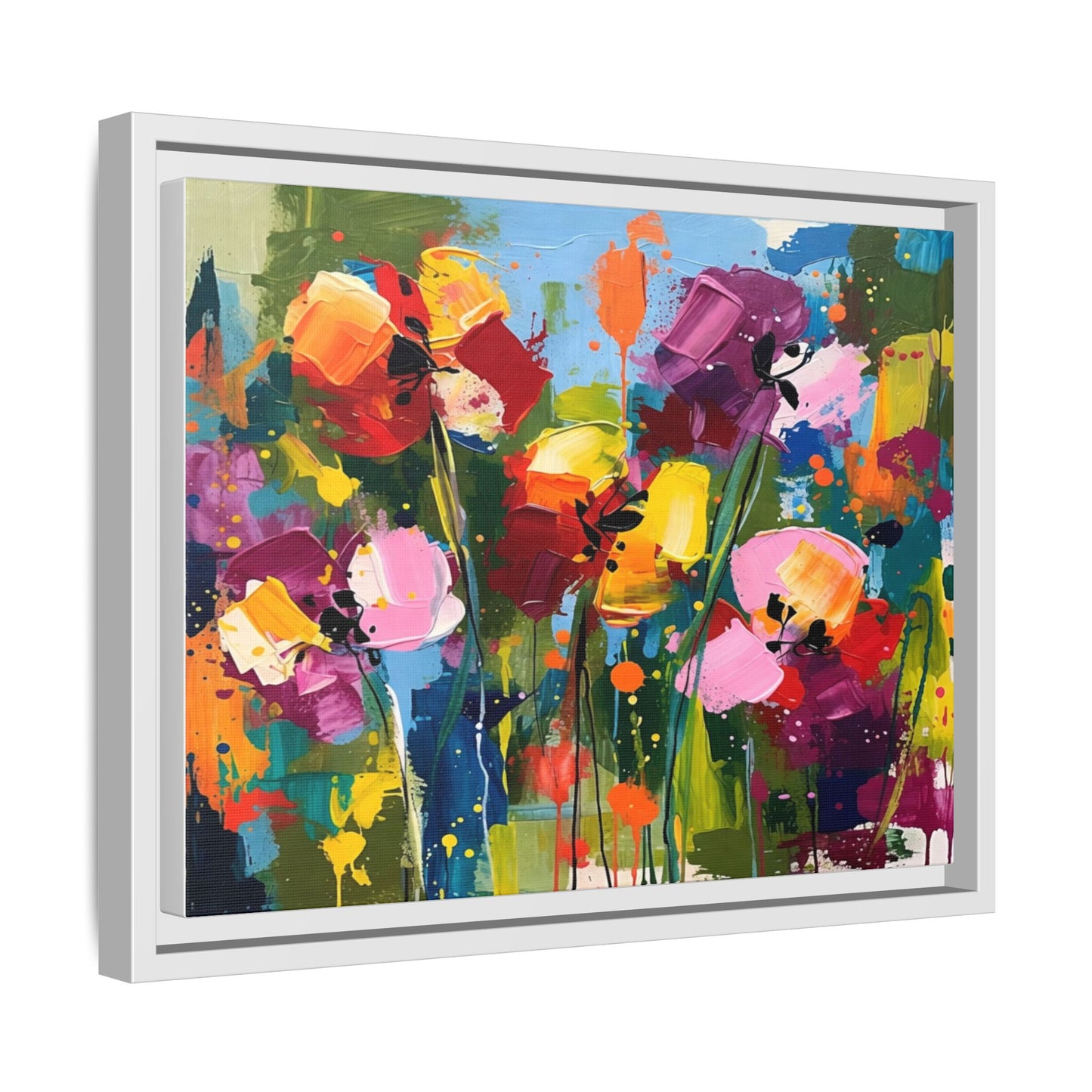 Matte Canvas, Framed (Multi-color)