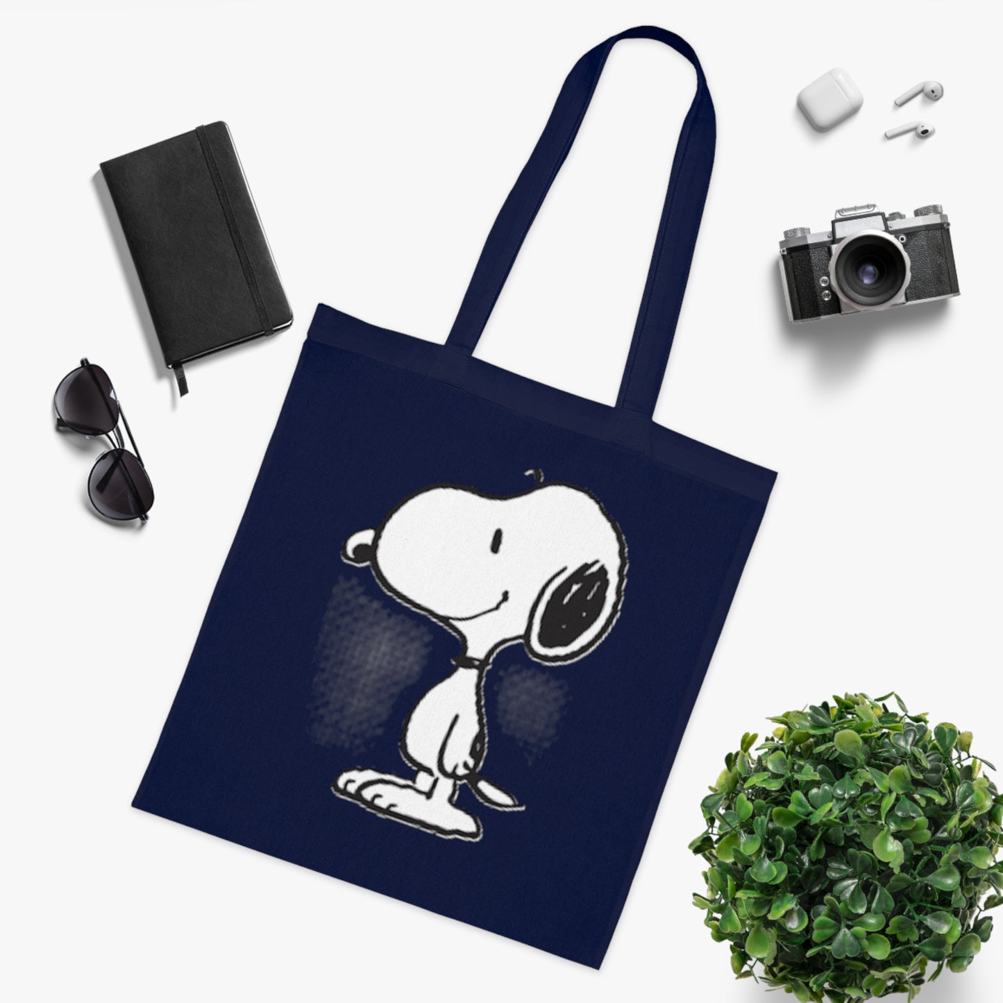 Classic Snoopy Cotton Tote Bag – Retro Peanuts Character Tote