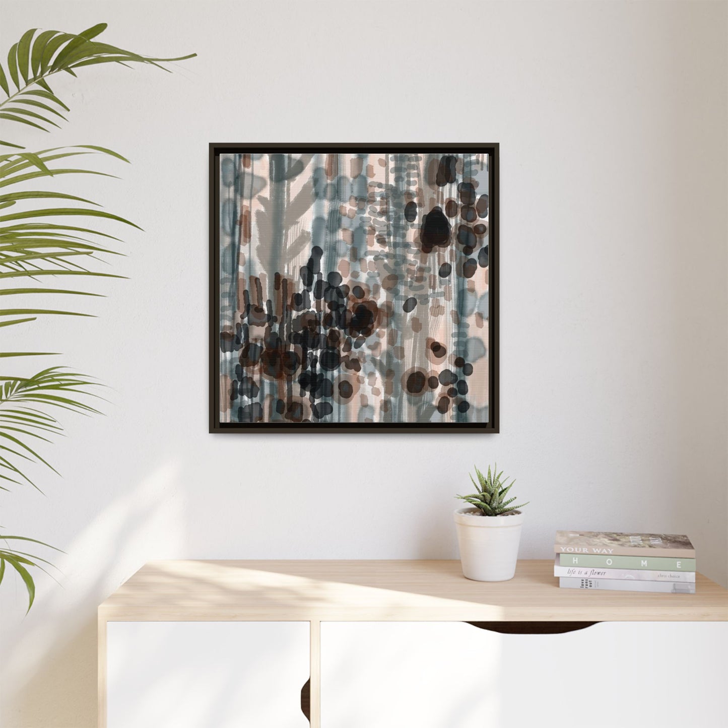 Vleken by an unknown artist Framed Canvas Art