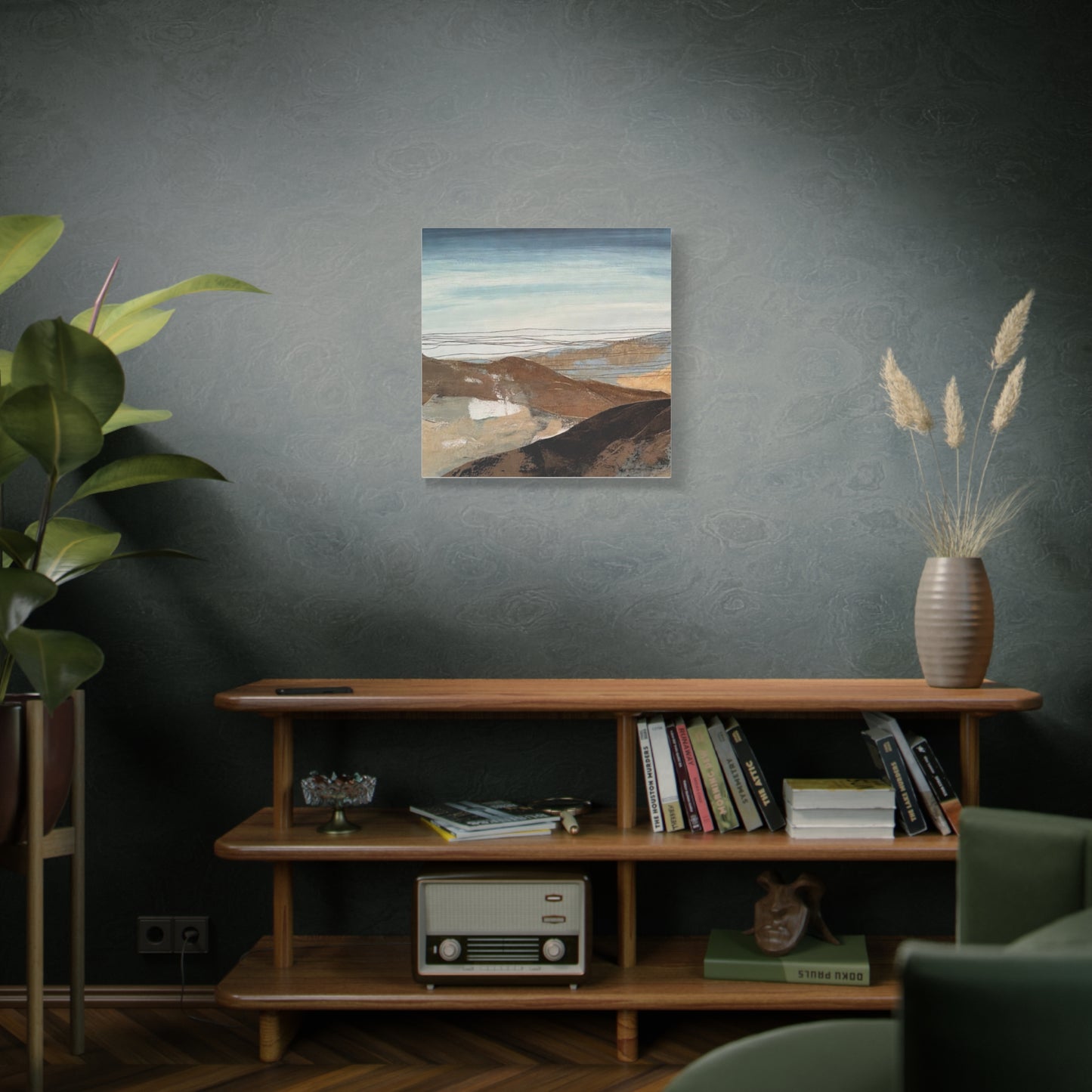 Abstract Landscape Matte Canvas Wall Art — Stretched 1.25"