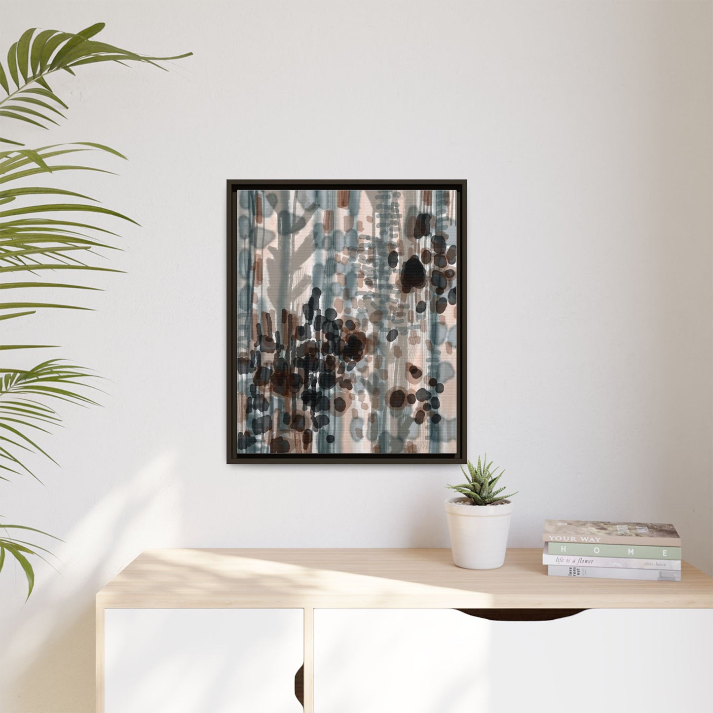 Vleken by an unknown artist Framed Canvas Art