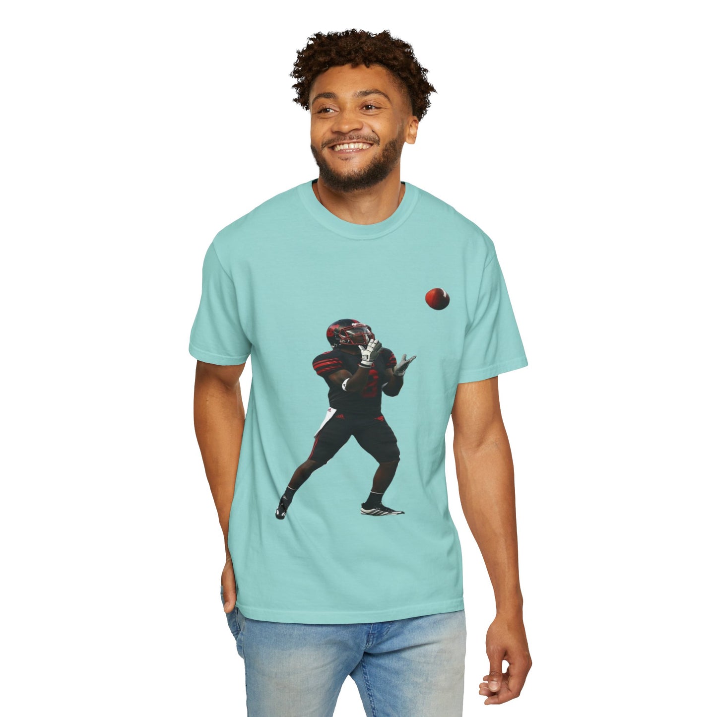 Football Player Catch T-Shirt