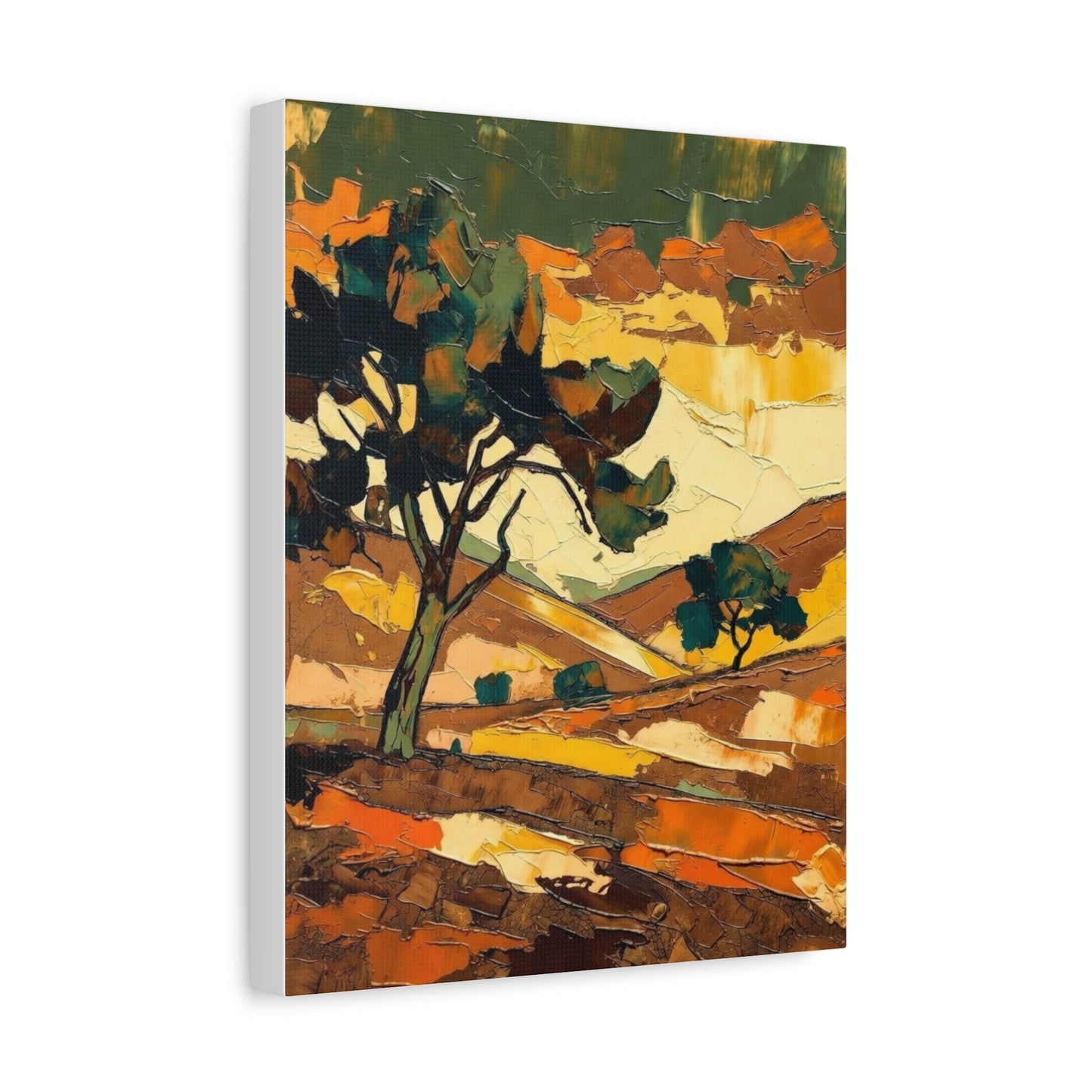 Abstract Autumn Landscape Canvas