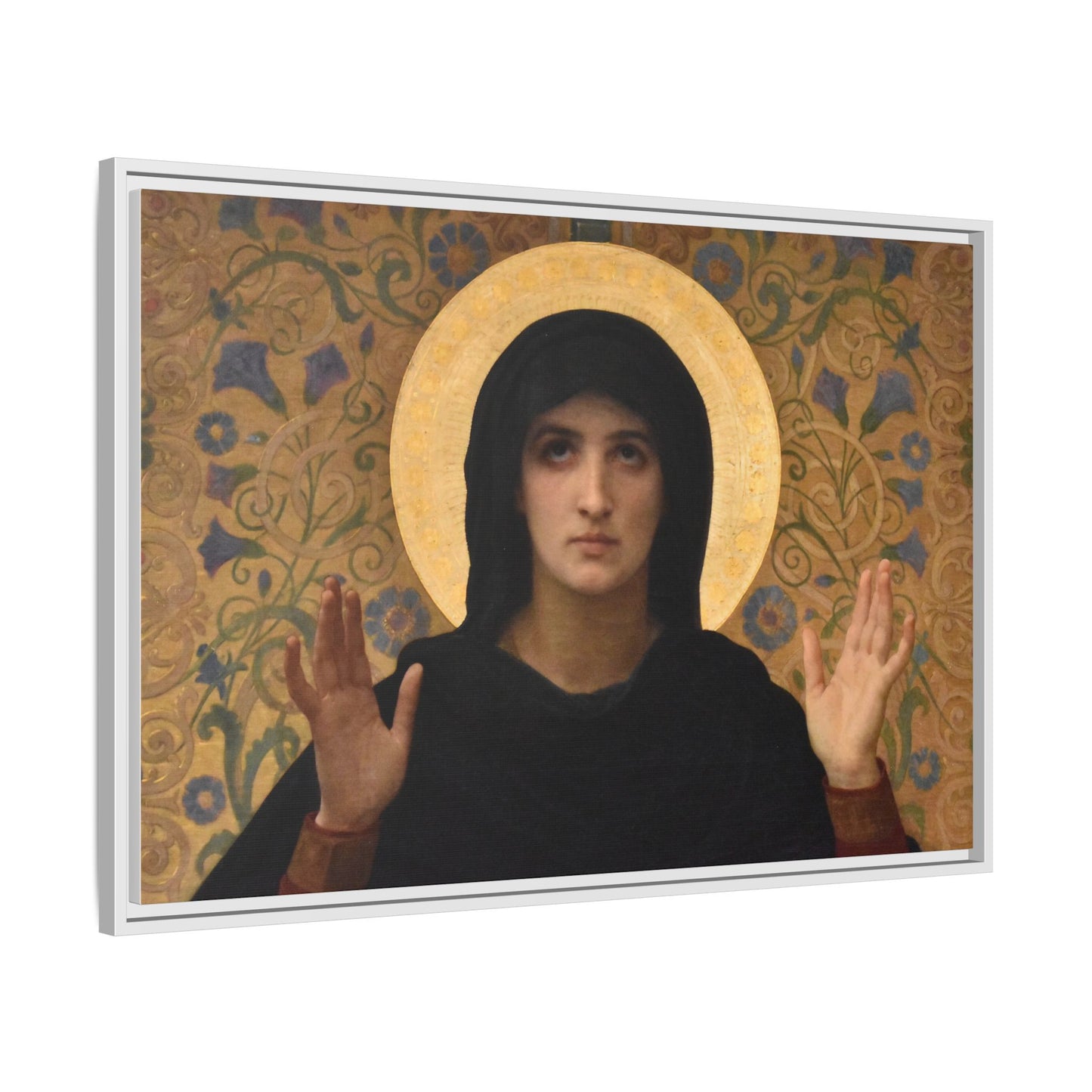 La Vierge consolatrice by William Adolphe Bouguereau Framed Matte Canvas Wall Art