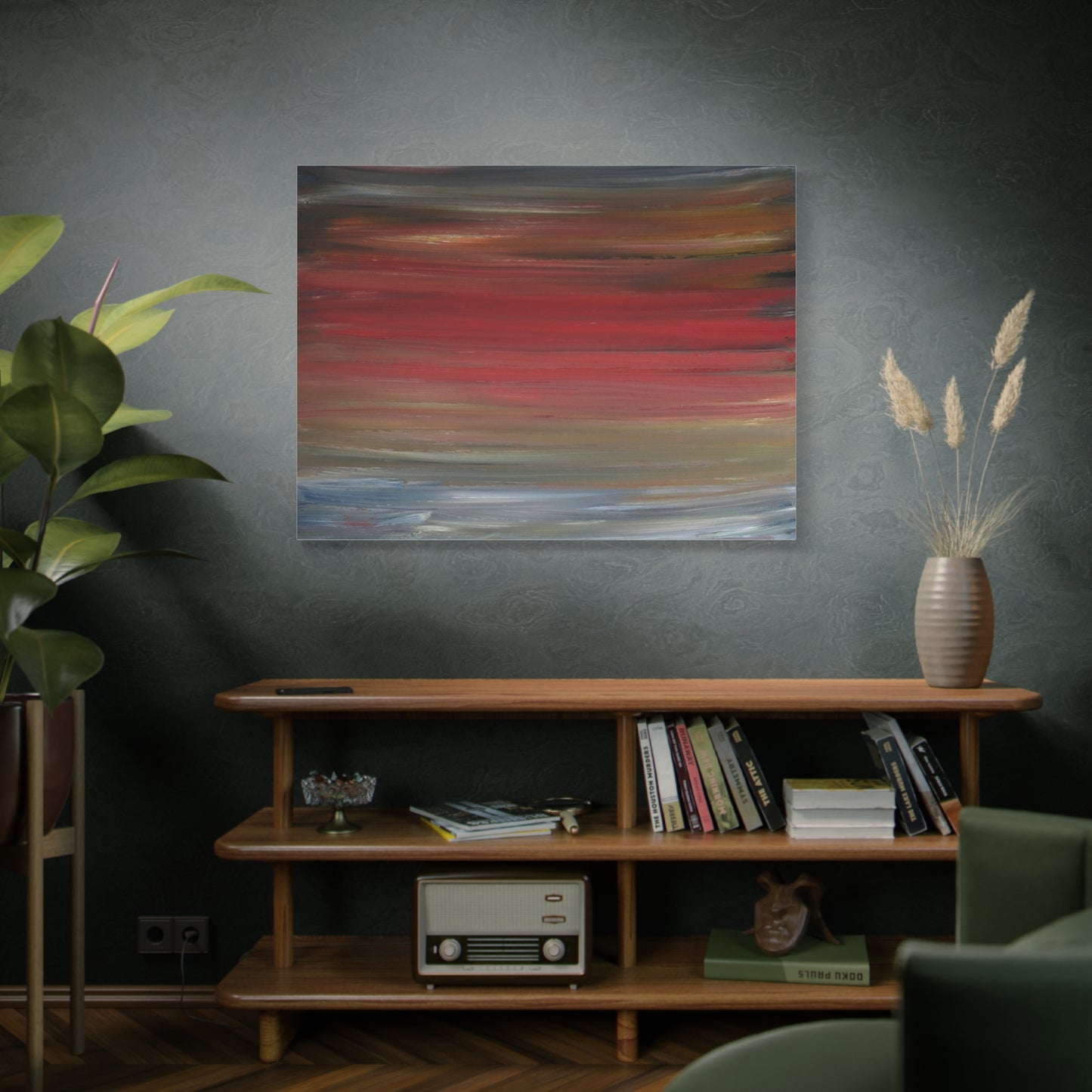 Misty morning by Norman Barrett Matte Canvas Print Wall Art