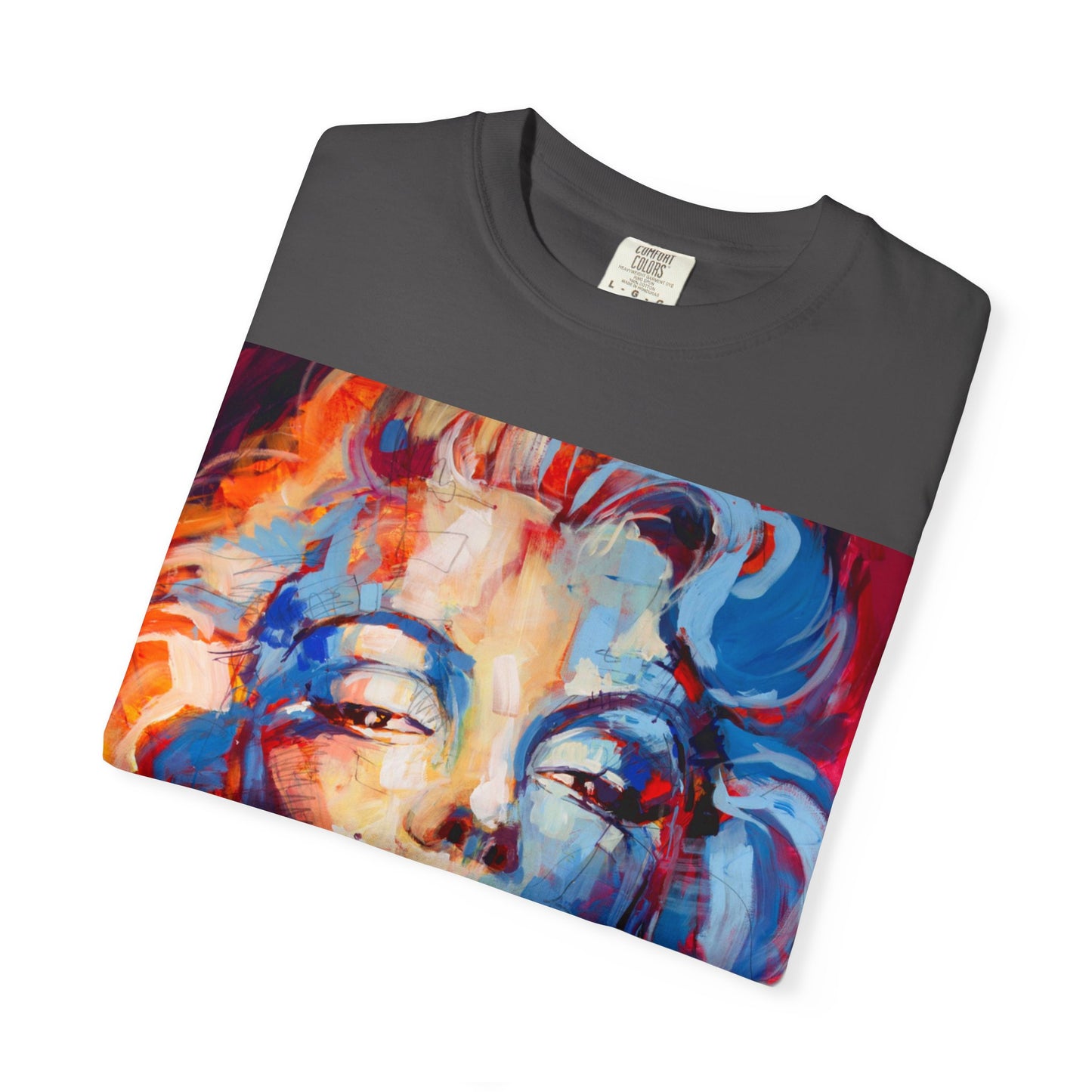 Artistic Pop Portrait T-Shirt — Colorful Marilyn-Inspired Graphic Tee