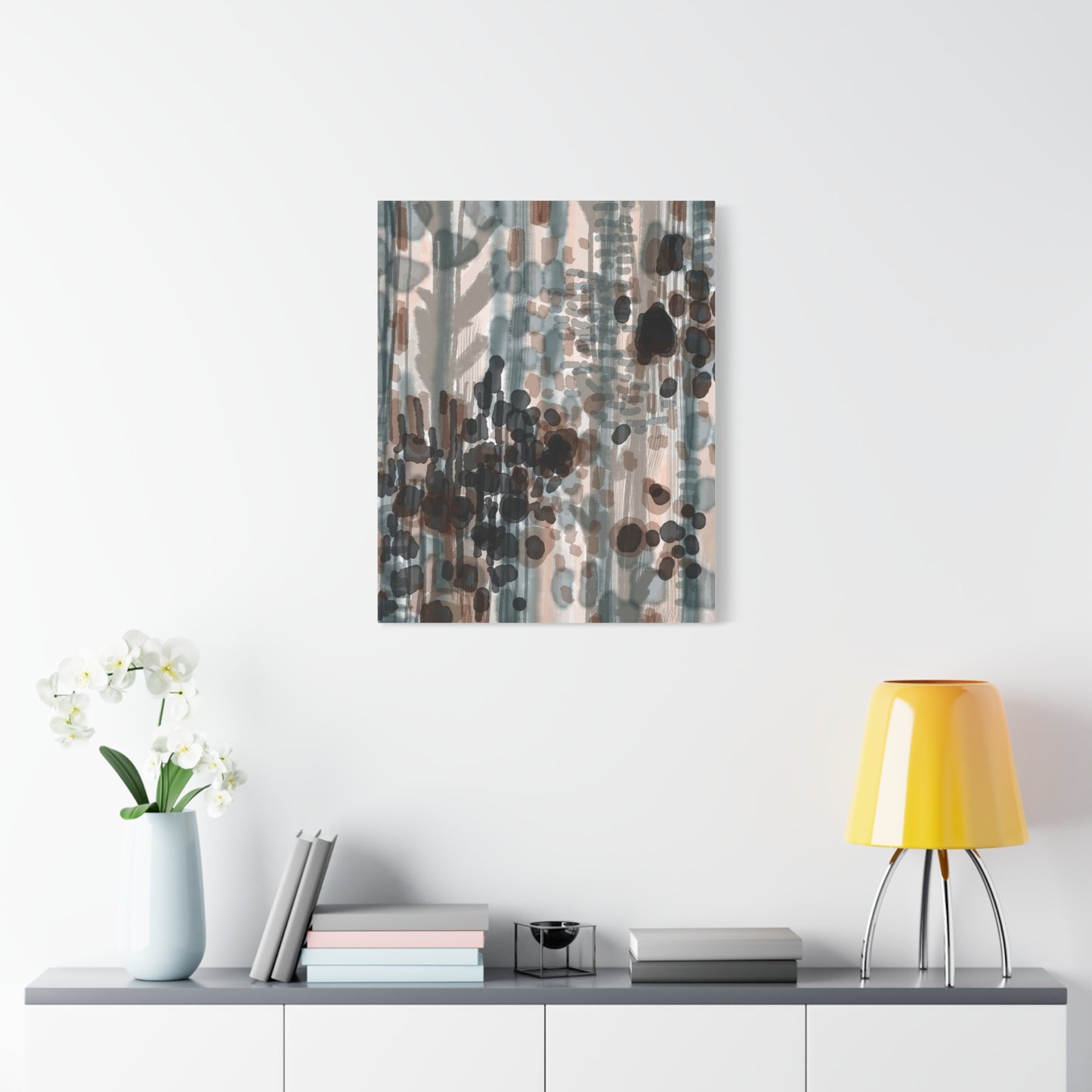 Vleken by an unknown artist Abstract Matte Canvas Wall Art