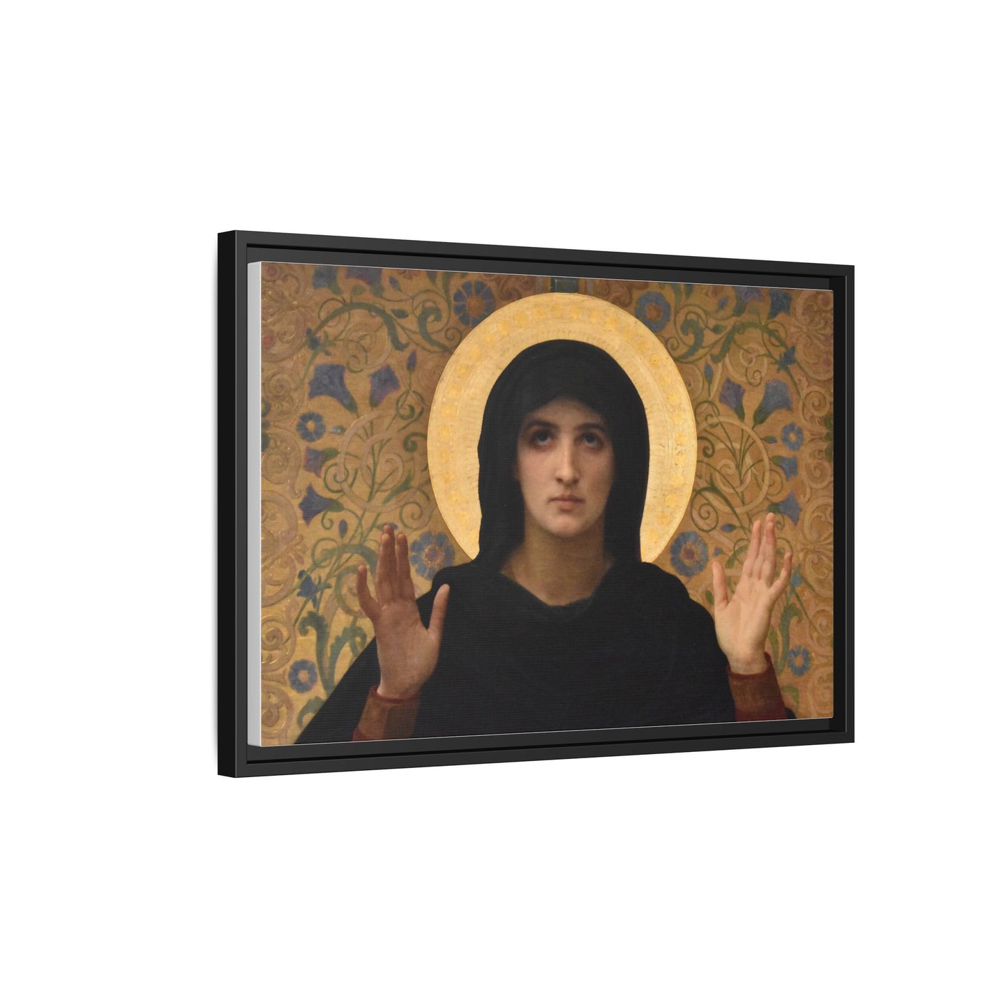 La Vierge consolatrice by William Adolphe Bouguereau Framed Matte Canvas Wall Art