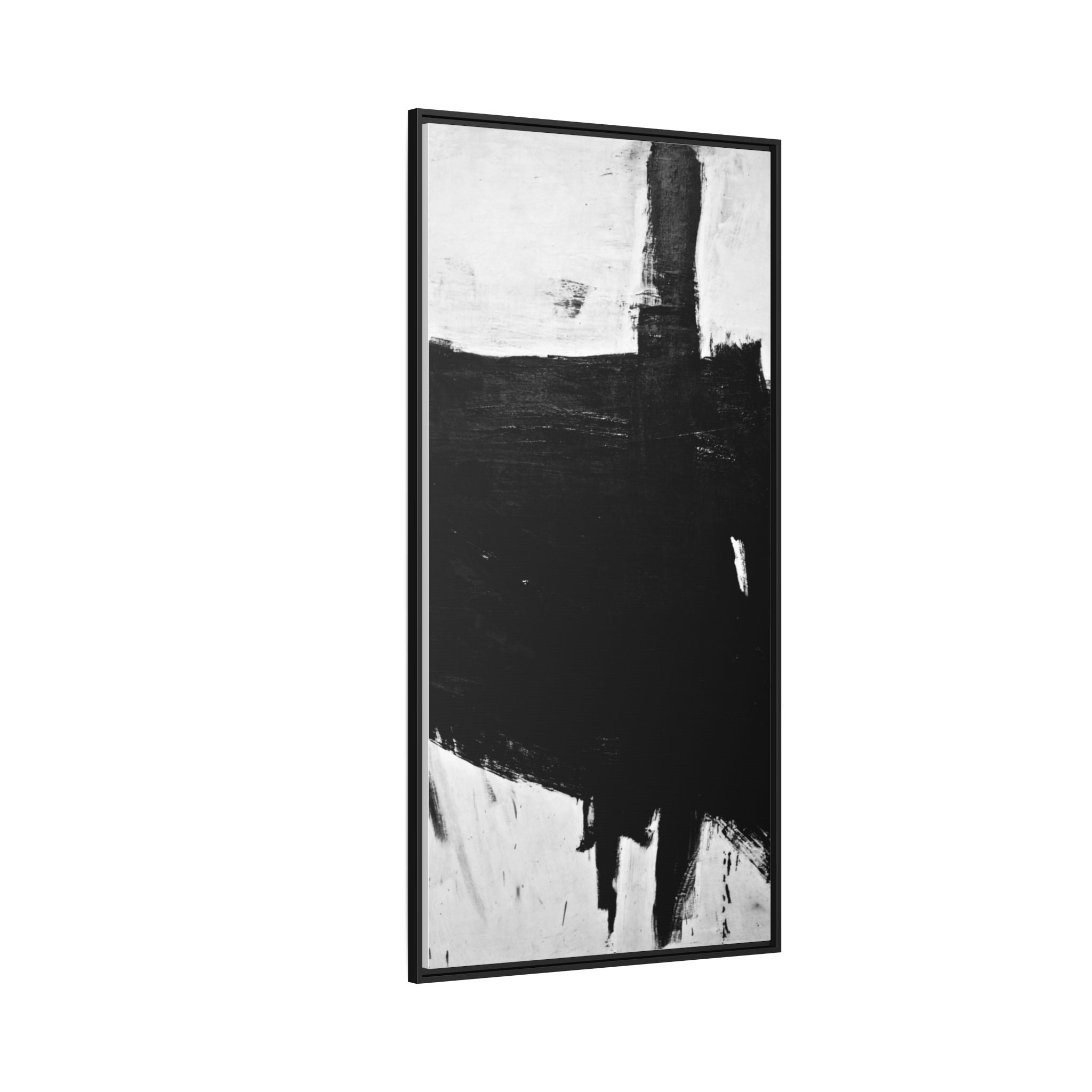 Sabra by Franz Kline Abstract Matte Canvas Framed Wall Art Print