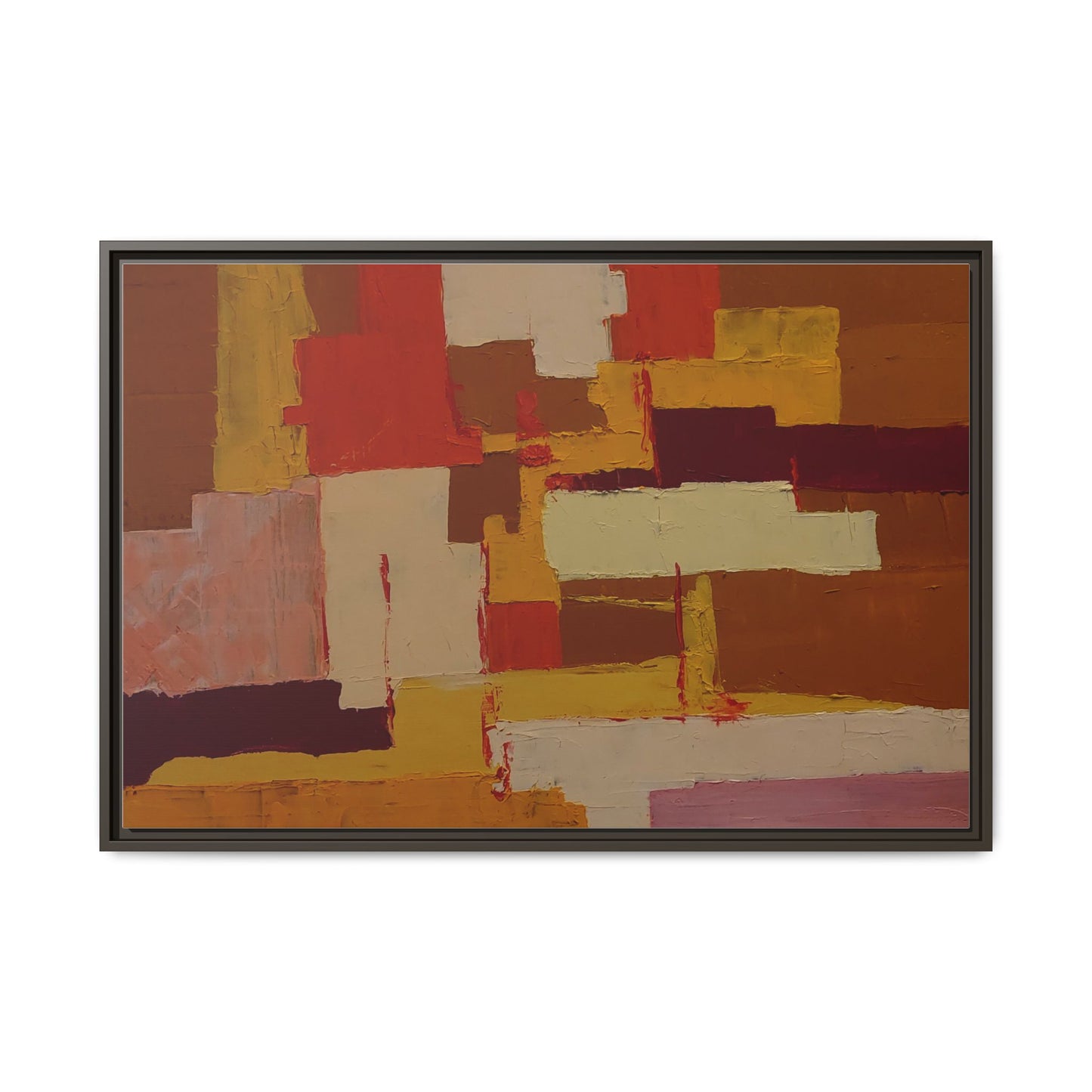 Tableau Confusion by Nicolae Calancea Framed Canvas Wall Art Print