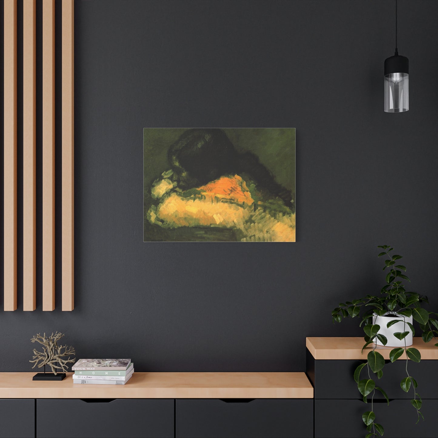 La Chata by Isidre Nonell Matte Canvas Wall Art Print