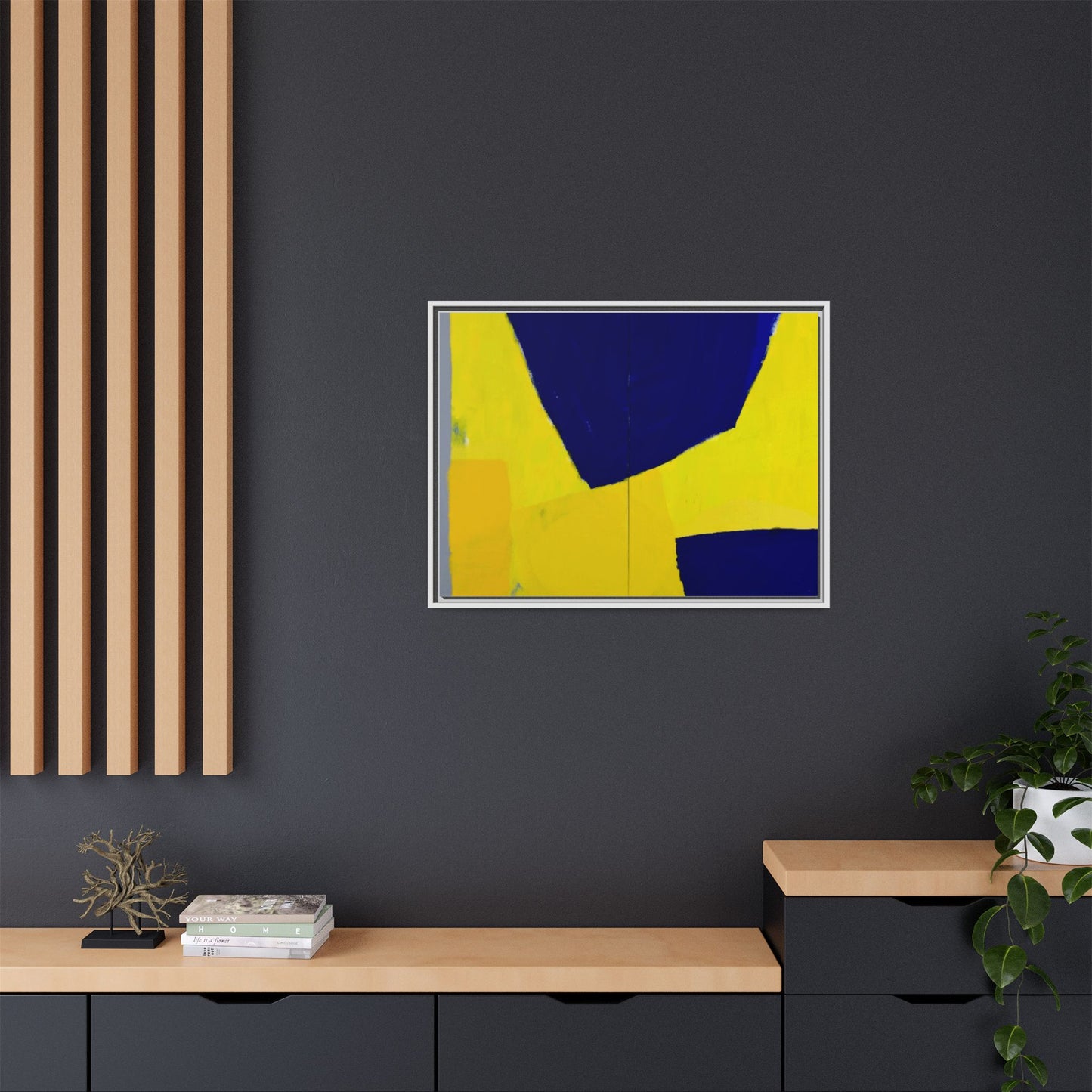 Lantenhammer by Lageplan Atelier Framed Modern Wall Art