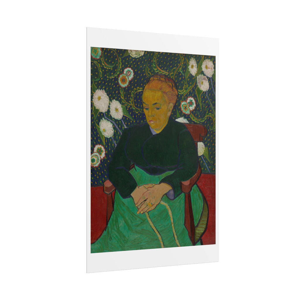 Madame Roulin Rocking the Cradle (La berceuse) by Vincent Van Gogh Wall Art Print