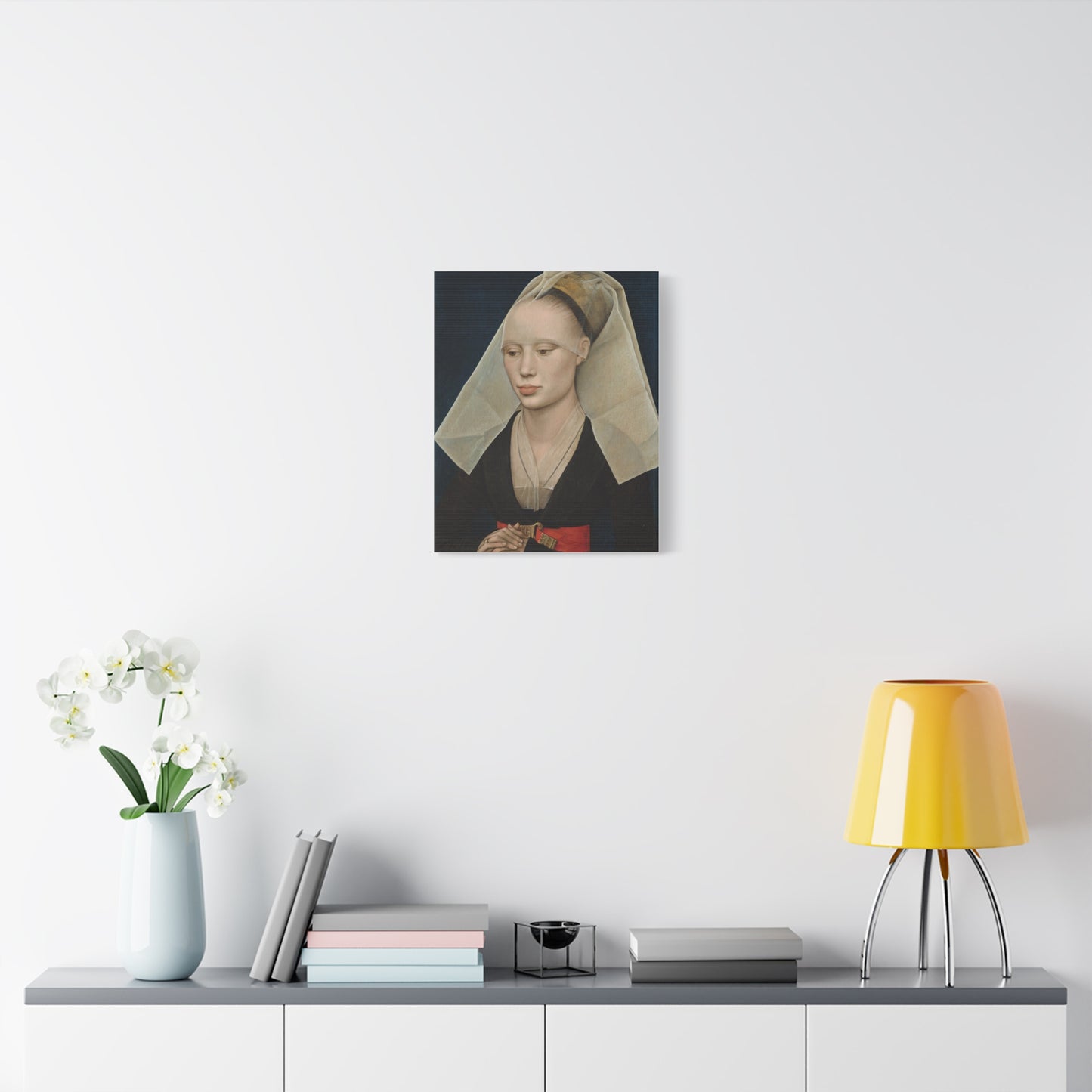 Portrait of a Lady by Rogier van der Weyden Matte Canvas Wall Art