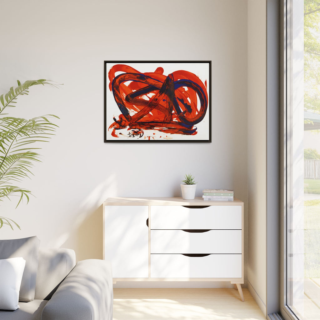 Barito 0138 by Heinz Hachel Matte Canvas Framed Wall Art